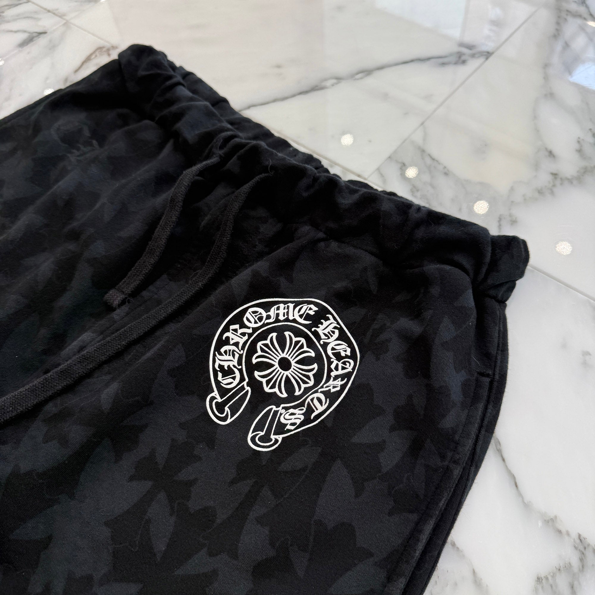CHROME HEARTS 2024SS Graveyard Cemetery Cross Half Pants Size M クロムハーツ グレイブヤード セメタリークロス ハーフパンツ サイズM