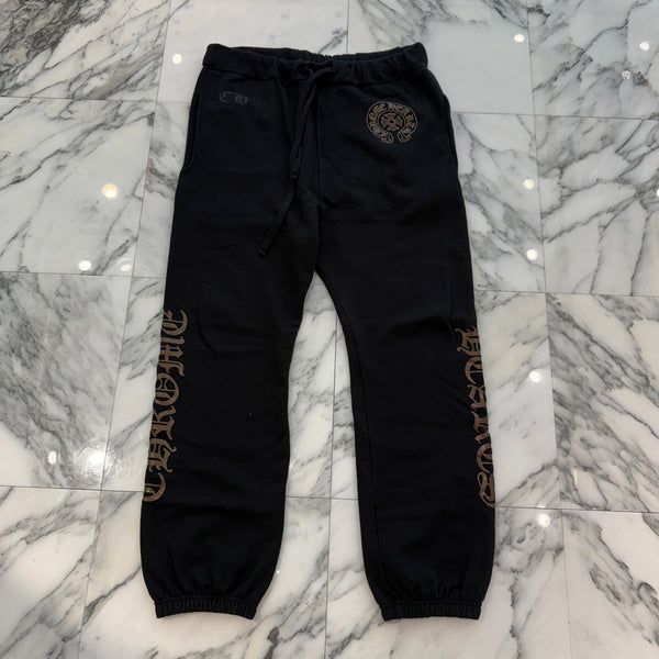 CHROME HEARTS 1998 Glitter Horseshoe Sweat Long Pants Size XL クロムハーツ 1998 グリッターホースシュー スウェットロングパンツ サイズXL
