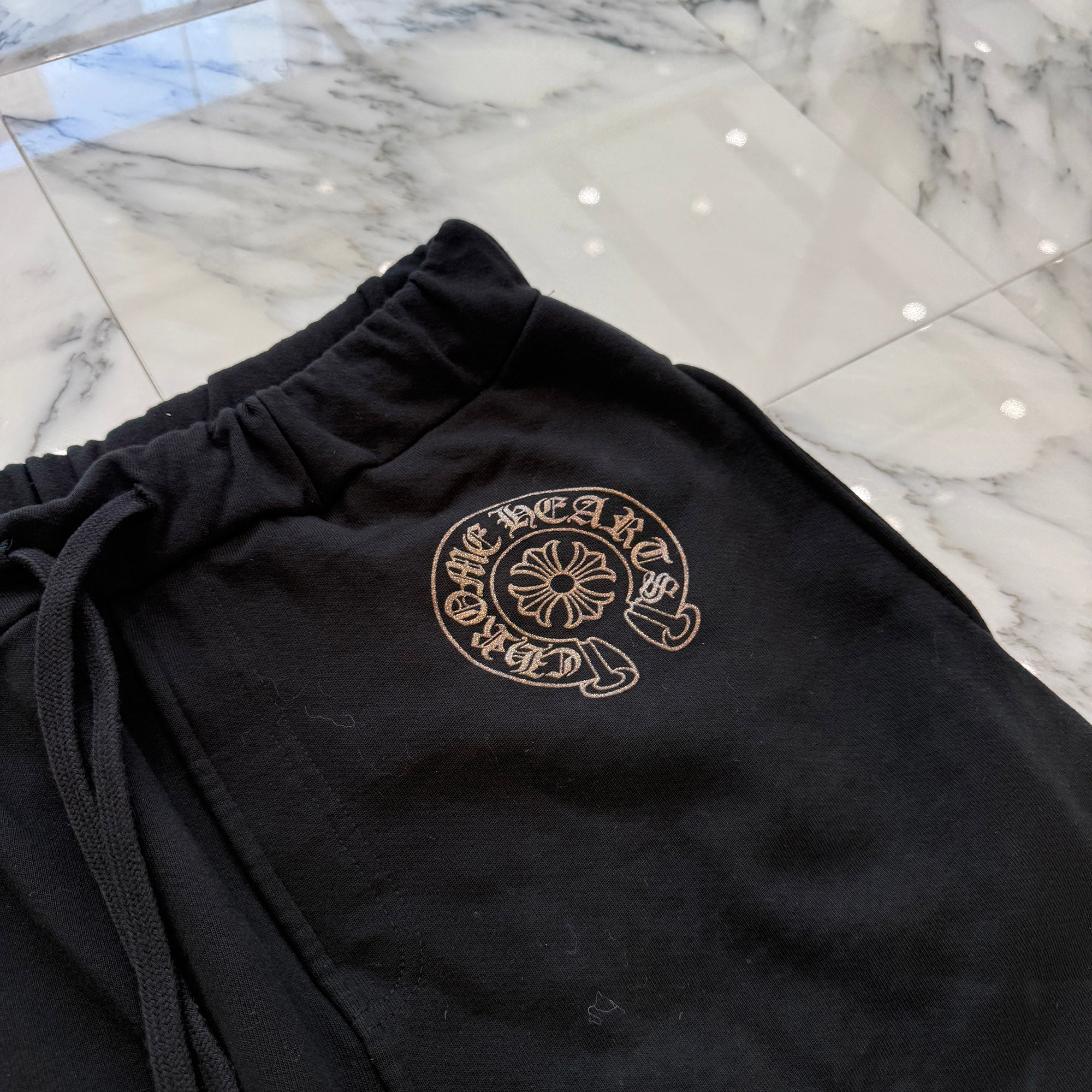 CHROME HEARTS 1998 Glitter Horseshoe Sweat Long Pants Size XL クロムハーツ 1998 グリッターホースシュー スウェットロングパンツ サイズXL
