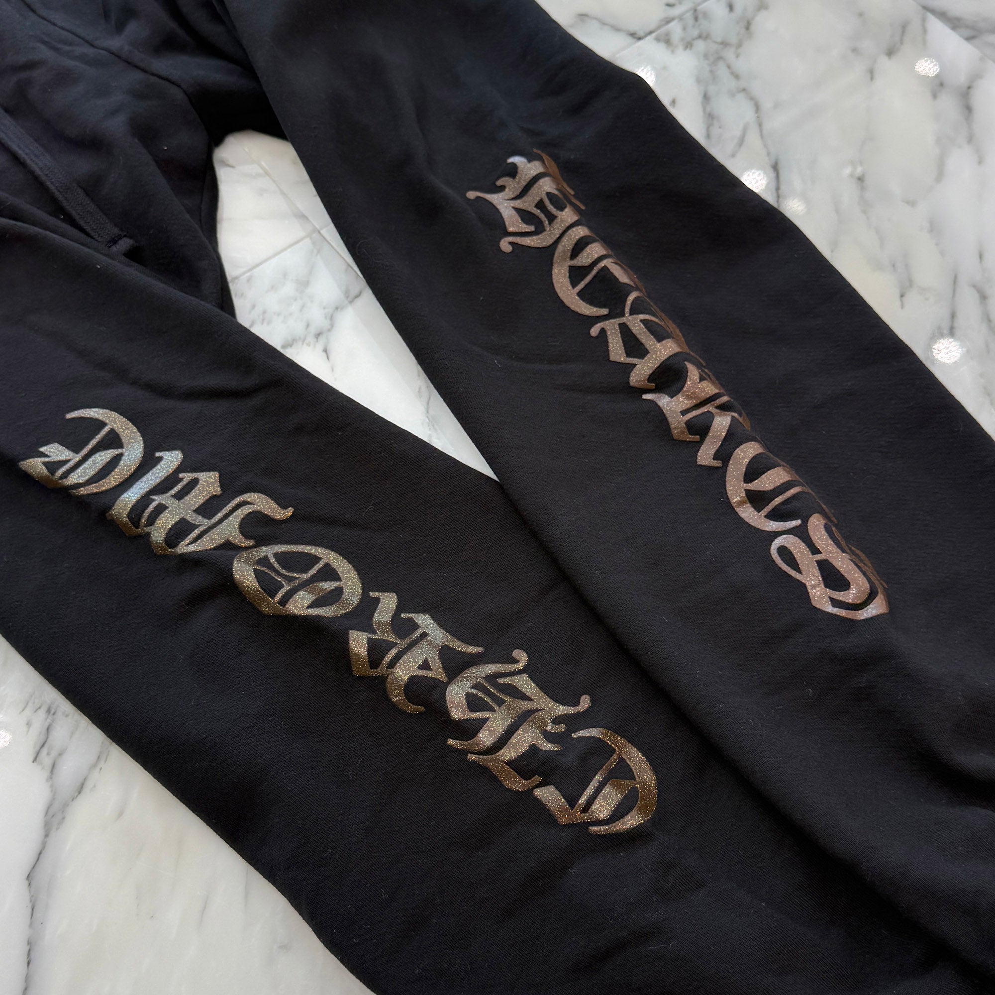 CHROME HEARTS 1998 Glitter Horseshoe Sweat Long Pants Size XL クロムハーツ 1998 グリッターホースシュー スウェットロングパンツ サイズXL