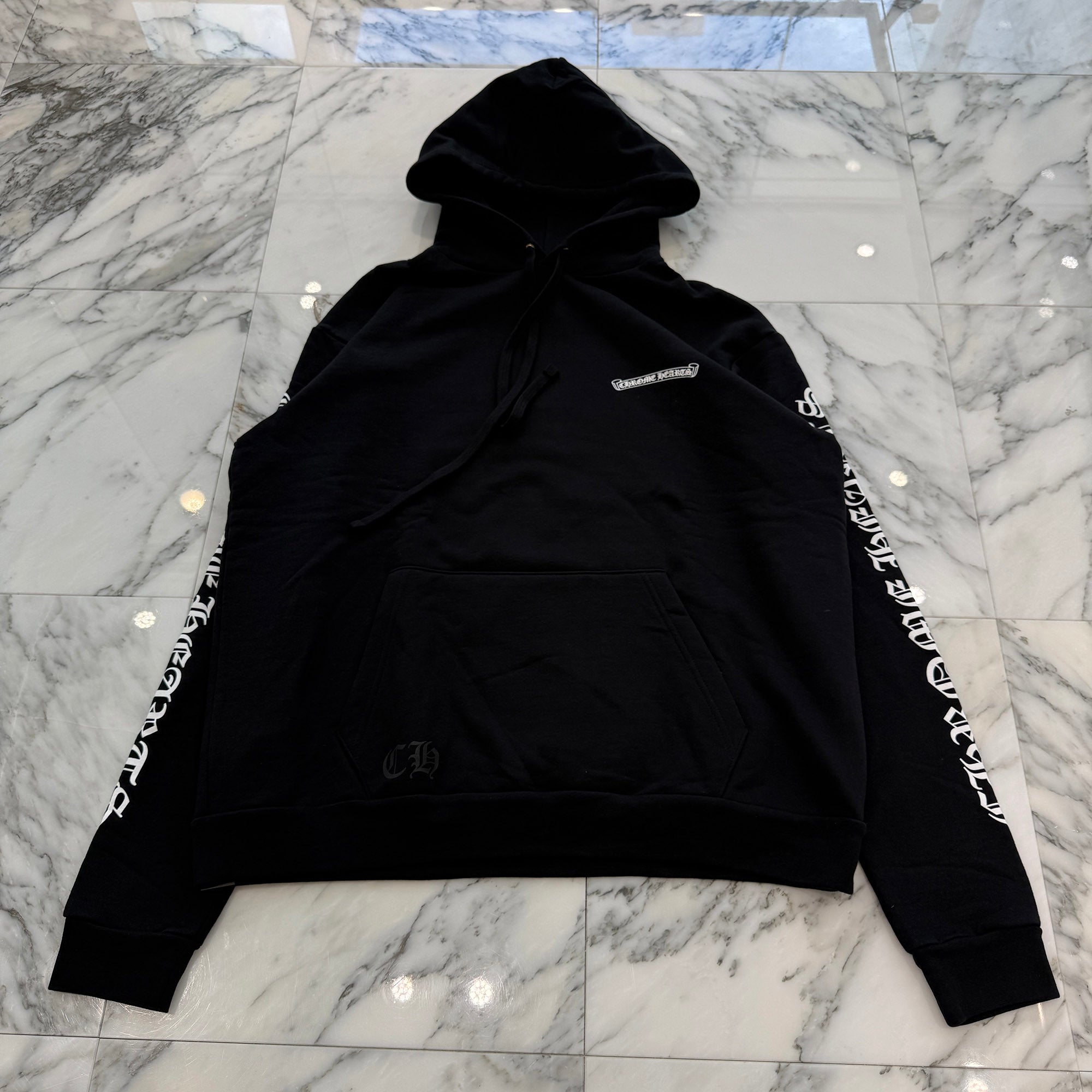 CHROME HEARTS Back Scroll Label Logo Pullover Hoodie Size L クロムハーツ バックスクロールラベルロゴ プルオーバーフーディー サイズL