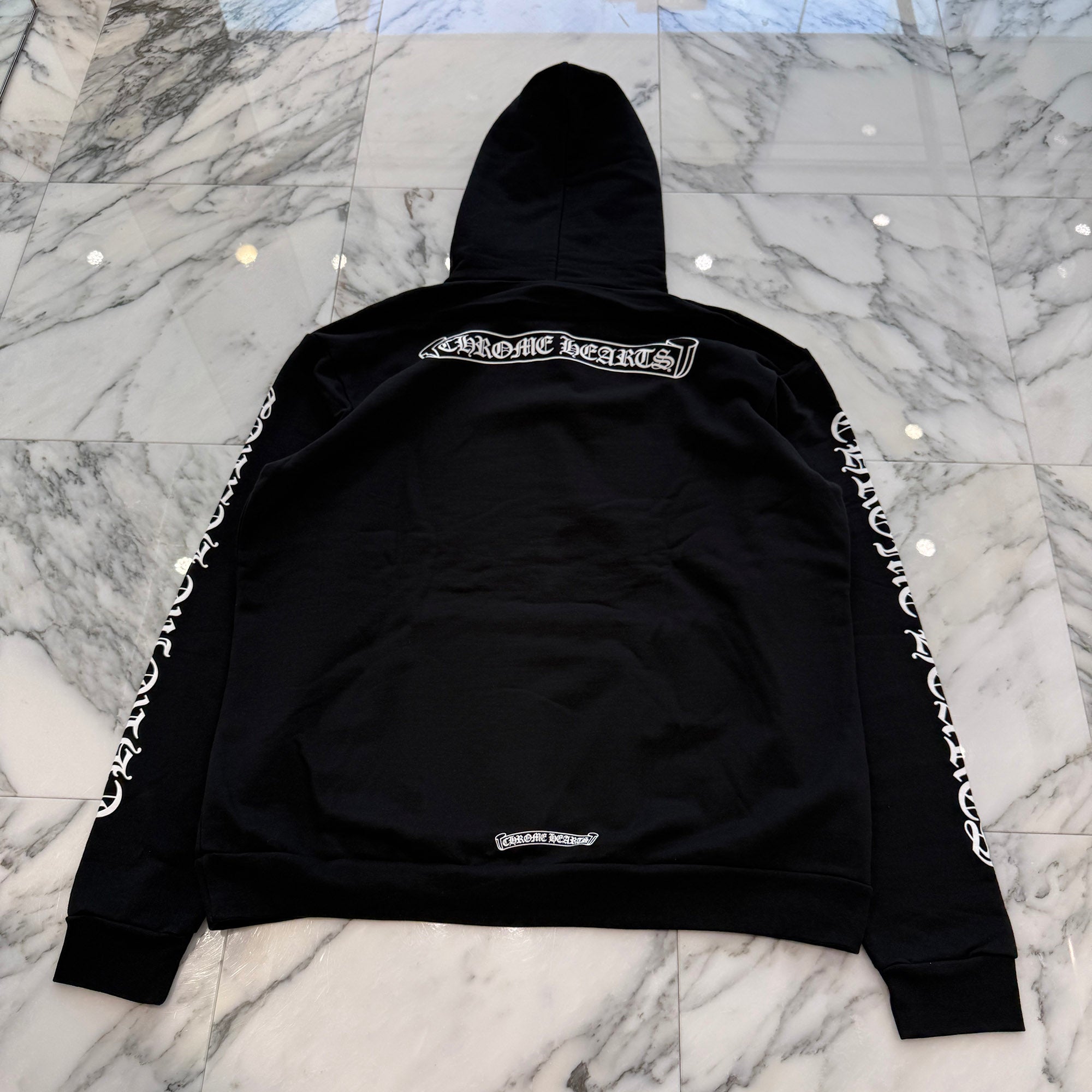 CHROME HEARTS Back Scroll Label Logo Pullover Hoodie Size L クロムハーツ バックスクロールラベルロゴ プルオーバーフーディー サイズL
