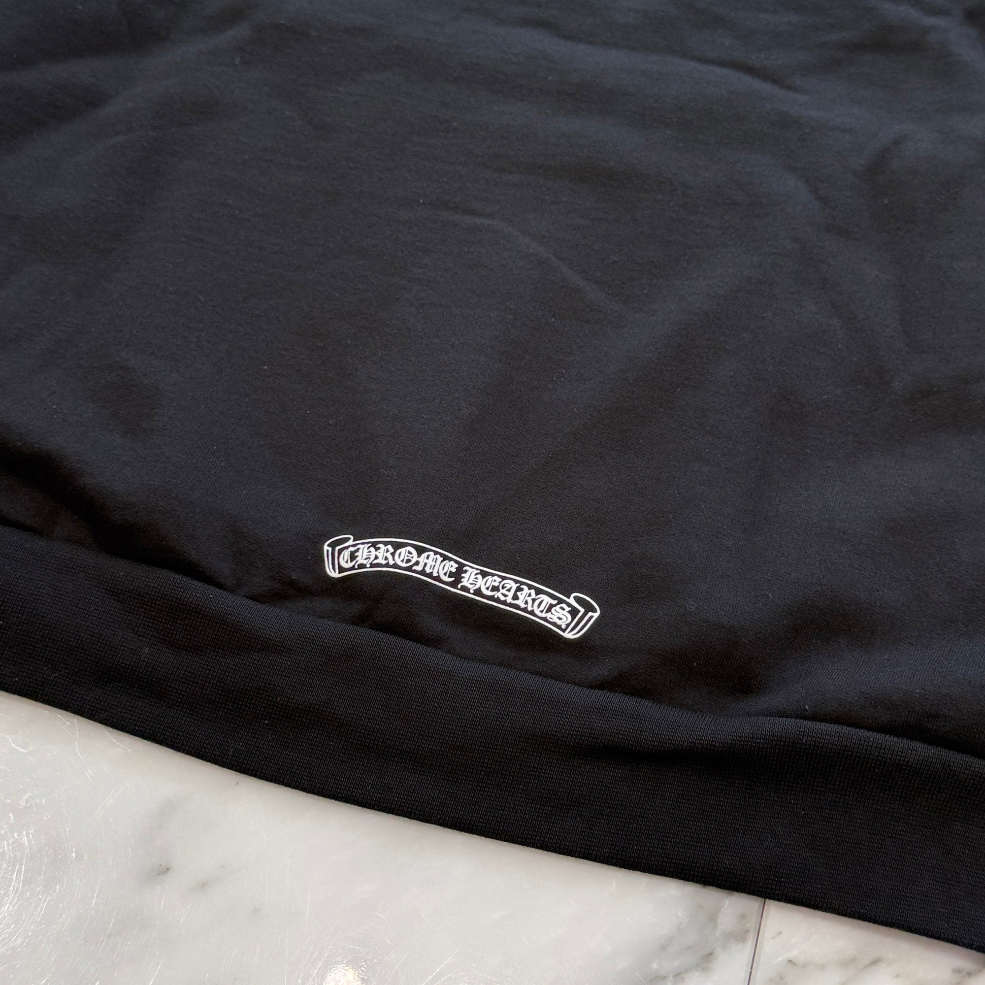 CHROME HEARTS Back Scroll Label Logo Pullover Hoodie Size L クロムハーツ バックスクロールラベルロゴ プルオーバーフーディー サイズL