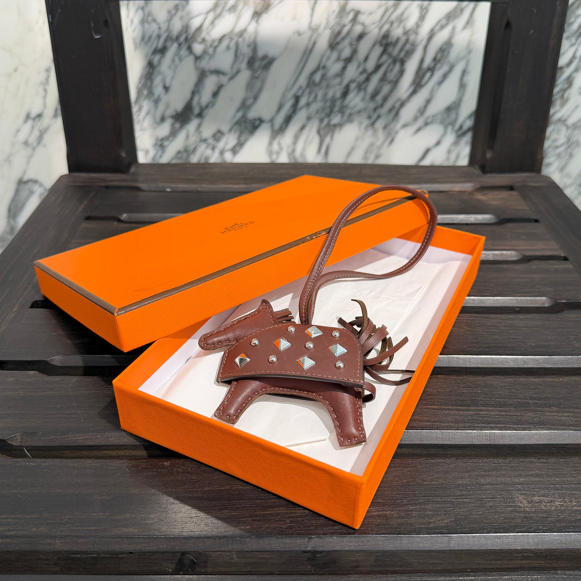 HERMES Rodeo Charm Robeo Rock PM G刻印 エルメス ロデオ チャーム ロベオ・ロック PM