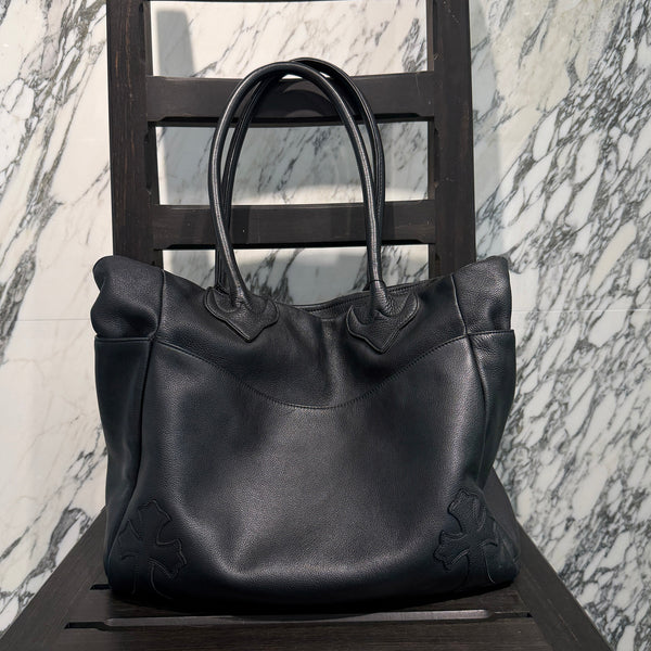 CHROME HEARTS Cross Leather Patch 4 Pocket Tote Bag クロムハーツ クロス レザーパッチ 4ポケット トートバッグ