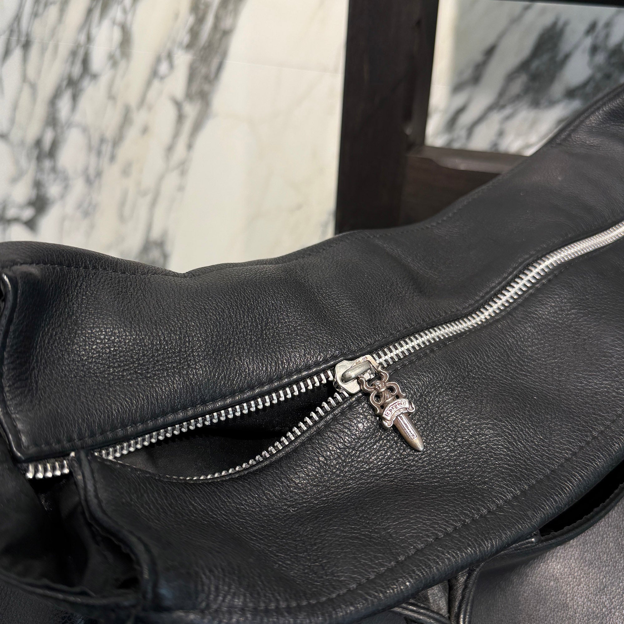 CHROME HEARTS Cross Leather Patch 4 Pocket Tote Bag クロムハーツ クロス レザーパッチ 4ポケット トートバッグ