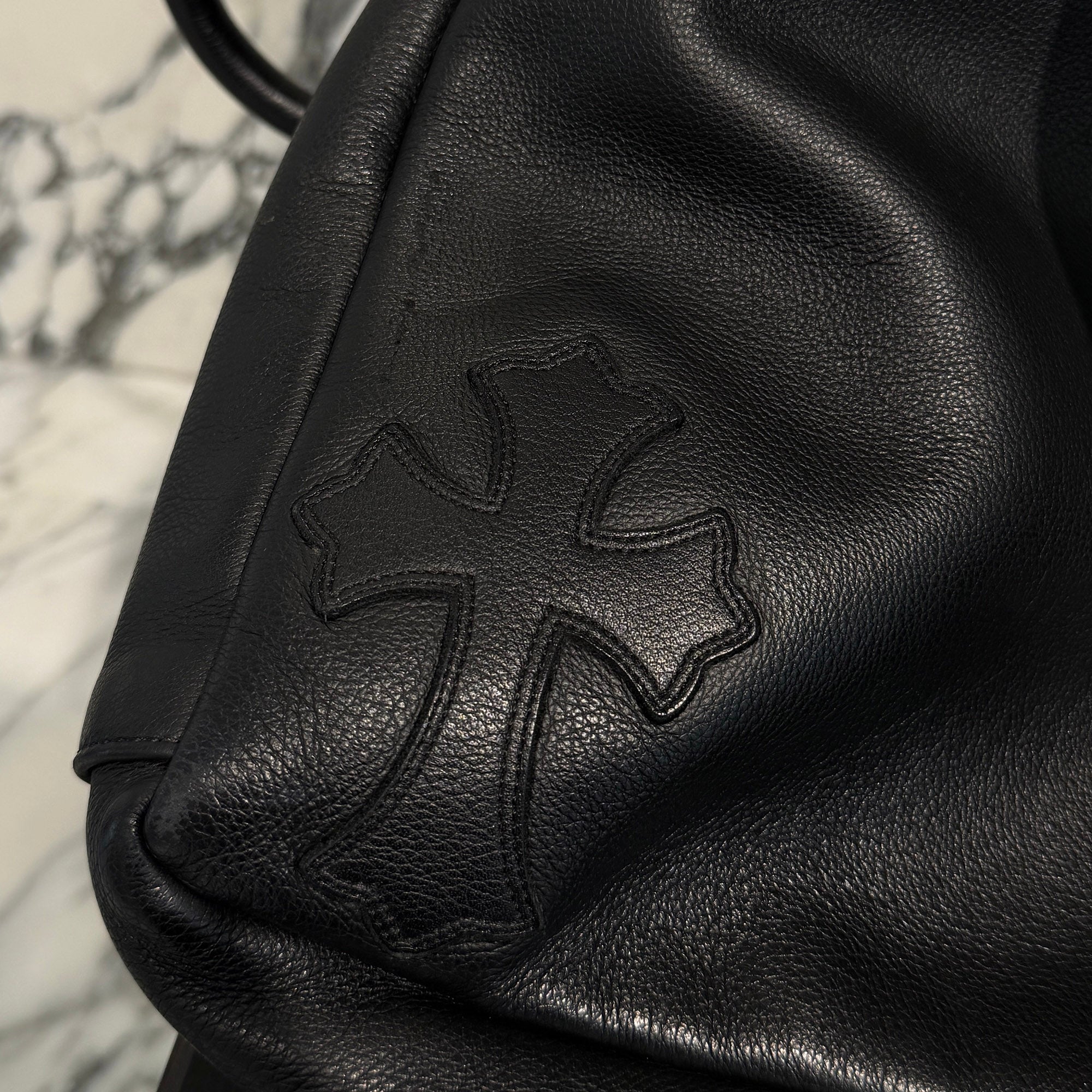 CHROME HEARTS Cross Leather Patch 4 Pocket Tote Bag クロムハーツ クロス レザーパッチ 4ポケット トートバッグ