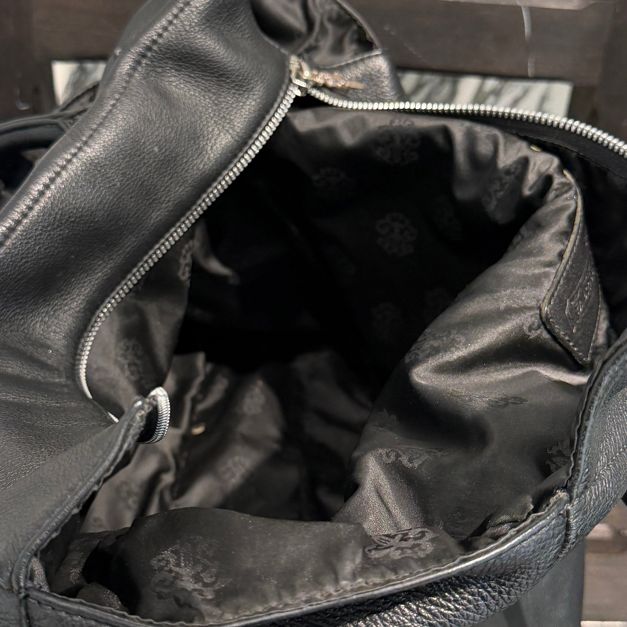 CHROME HEARTS Cross Leather Patch 4 Pocket Tote Bag クロムハーツ