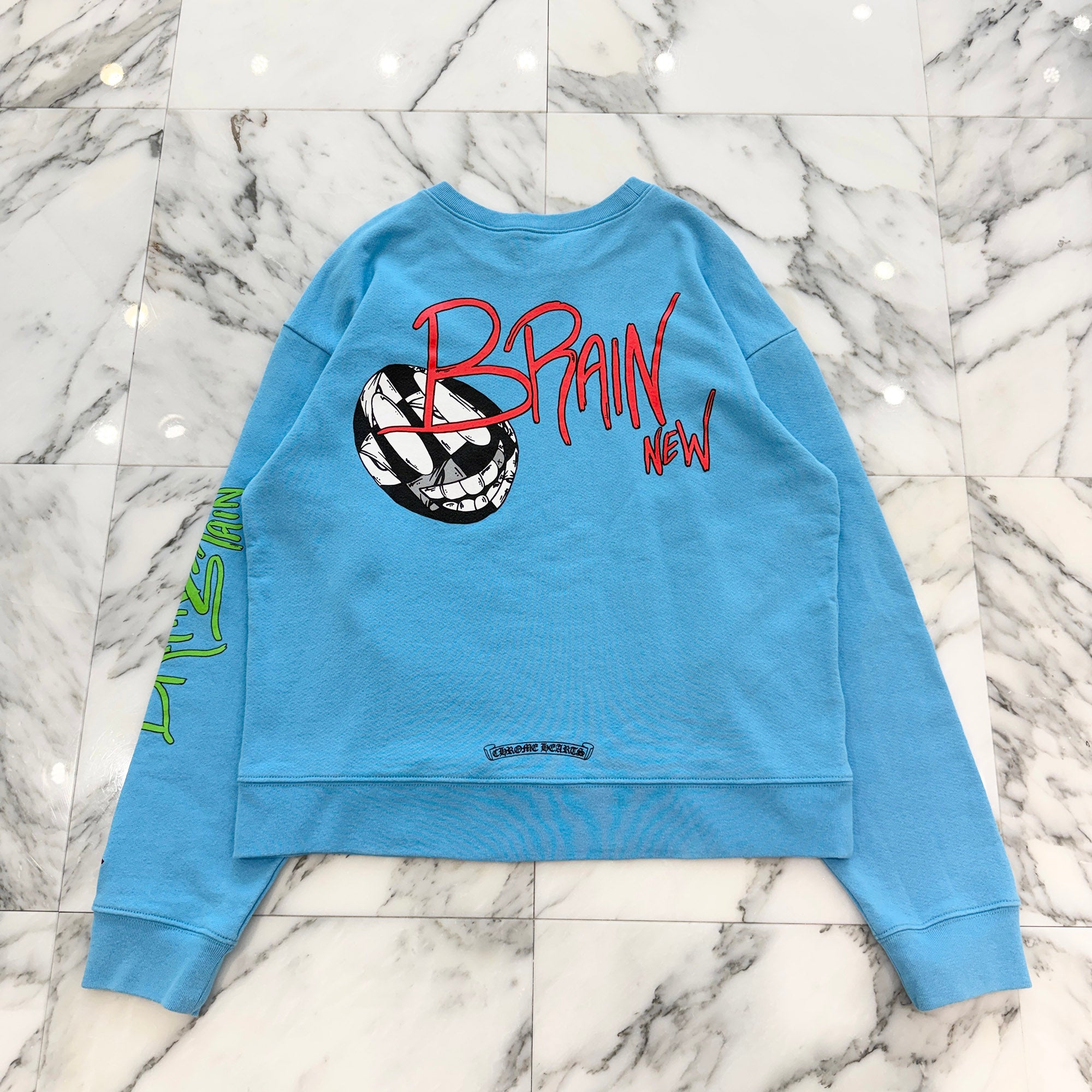 CHROME HEARTS × MATTY BOY 2024SS BRAIN NEW Sweat Shirt Size M クロムハーツ × マッティボーイ ブレインニュー スウェットシャツ サイズM