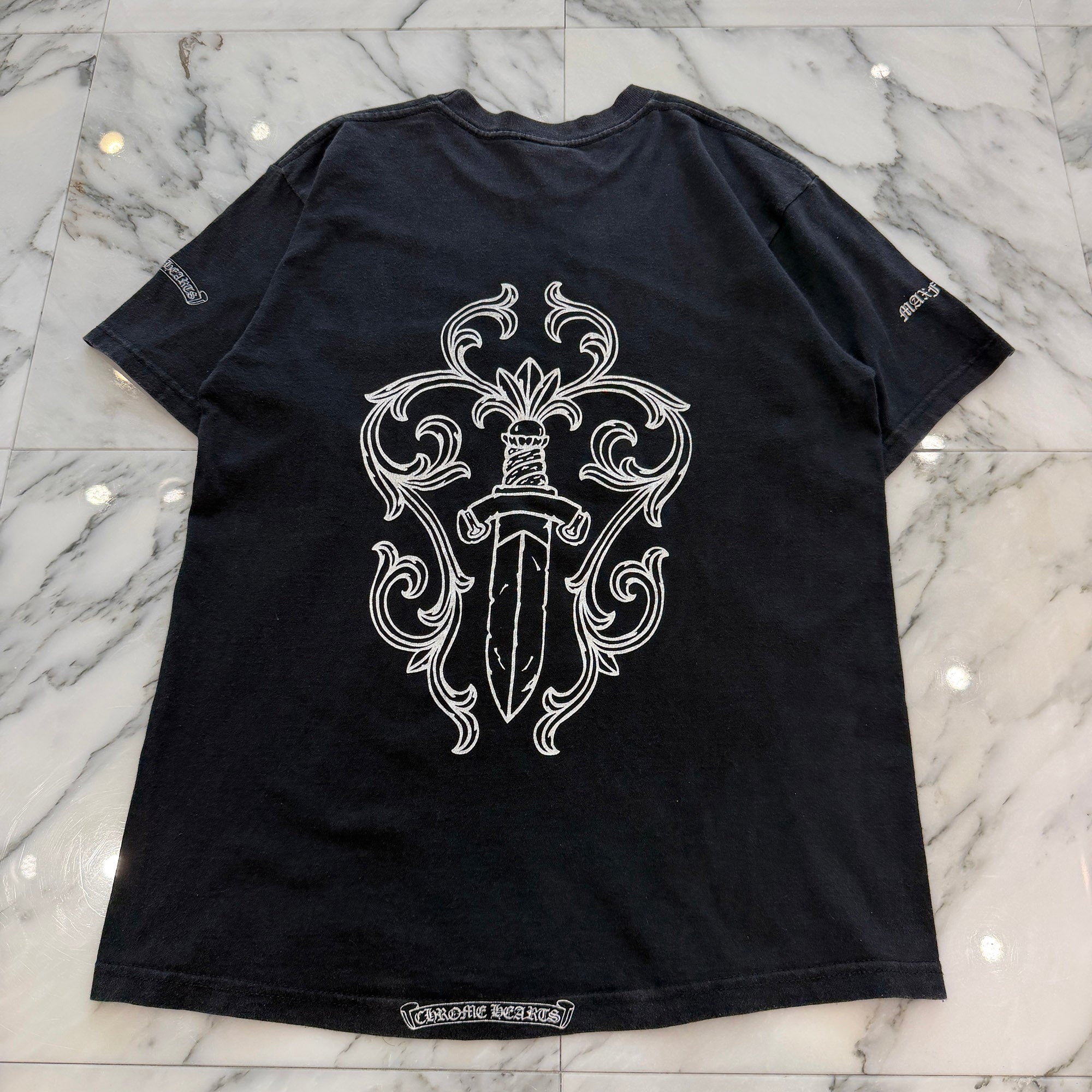 CHROME HEARTS × Max Field Los Angels Vine Dagger Tee Size M クロムハーツ × マックスフィールド ロサンゼルス ヴァインダガー Tシャツ サイズM