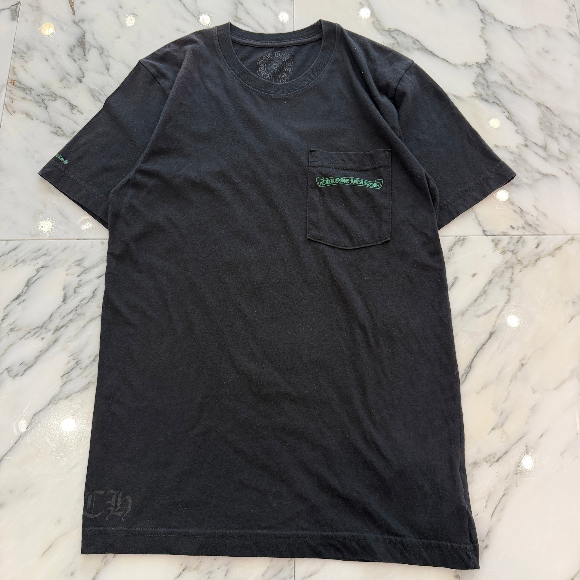 CHROME HEARTS Back Cemetery Cross Print Tee Size S クロムハーツ バック セメタリークロス プリント Tシャツ サイズS