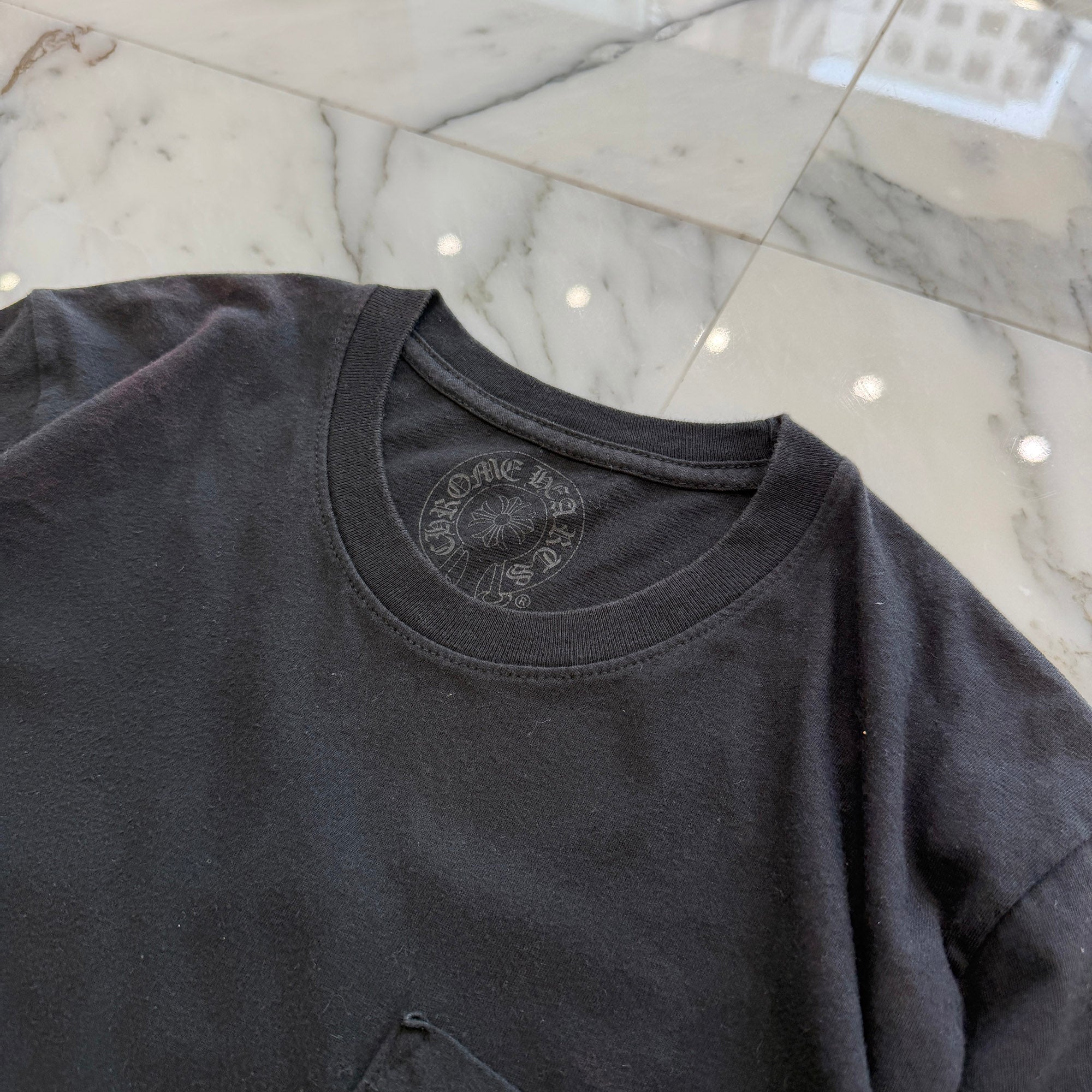 CHROME HEARTS Back Cemetery Cross Print Tee Size S クロムハーツ バック セメタリークロス プリント Tシャツ サイズS