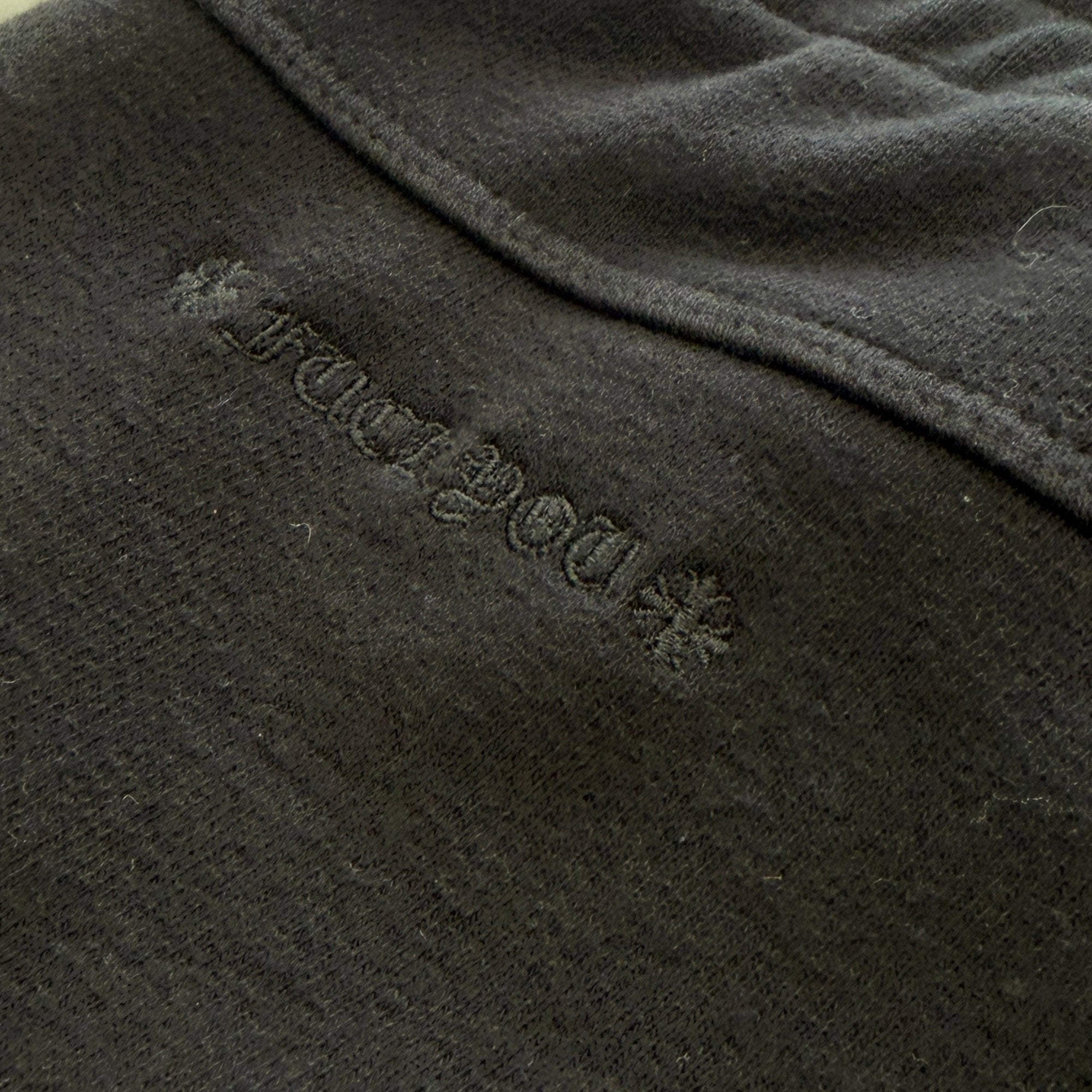 CHROME HEARTS Y NOT Vertical Logo Embroidery Dagger Zip Sweat Shorts Size M クロムハーツ ワイノット バーティカルロゴ刺繡 ダガージップ スウェットショーツ サイズM