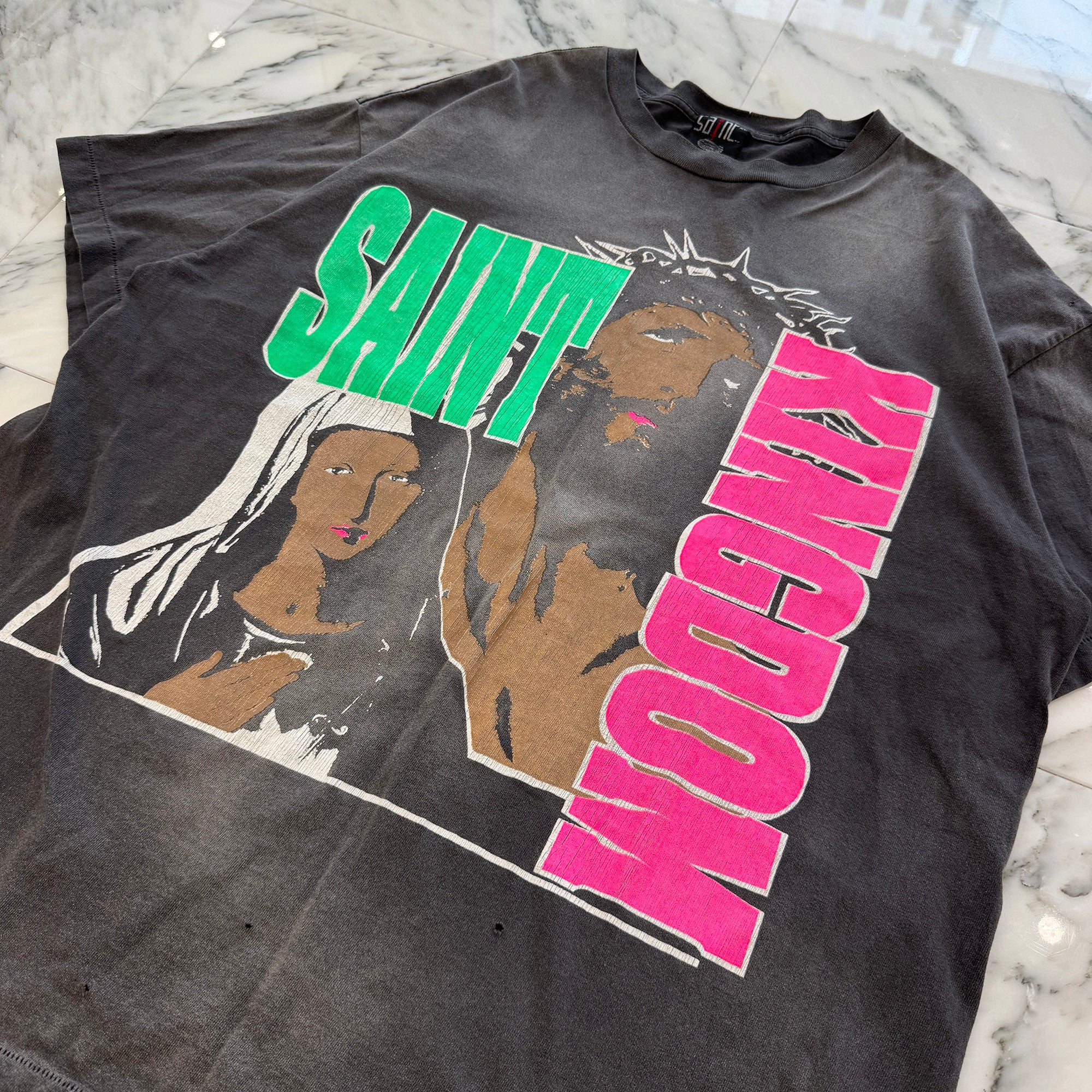 SAINT Mxxxxxx × LASTMAN 2024SS "KINGDOM" S/S Tee SM-YS8-0000-C45 Size XL セントマイケル×ラストマン "キングダム" Ｔシャツ サイズXL