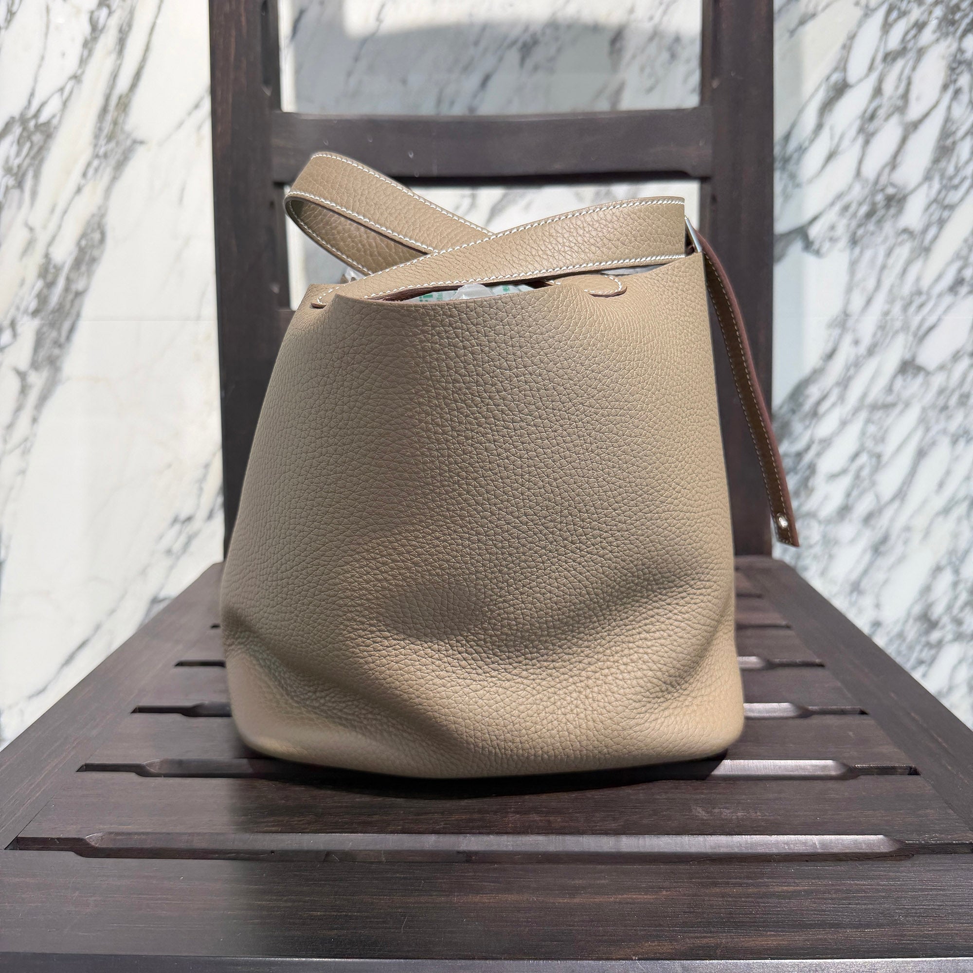HERMES Picotin Lock MM "Etoupe" G刻印 エルメス ピコタンロックMM "エトゥープ" ハンドバッグ G刻印