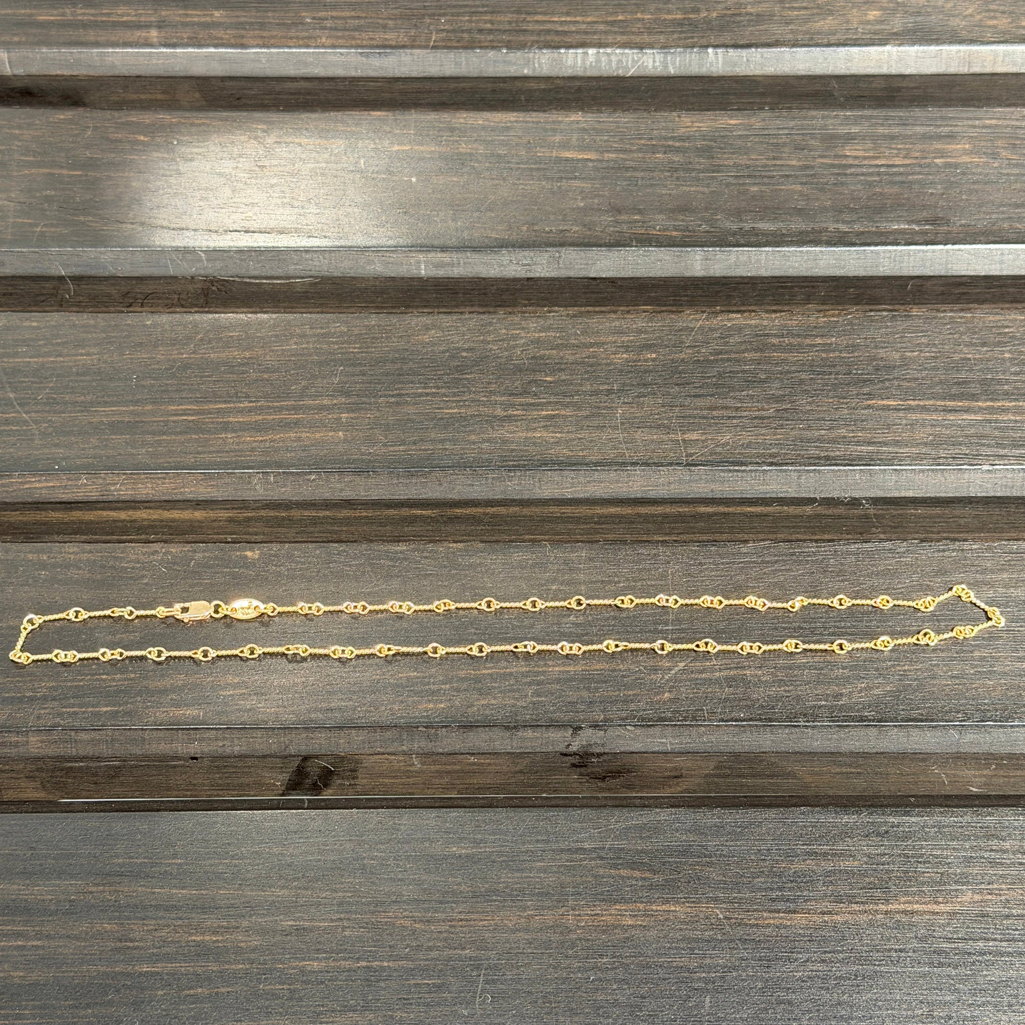 CHROME HEARTS 22K Twist Chain Necklace Size 16 Inch クロムハーツ 22K ツイストチェーン ネックレス サイズ16インチ