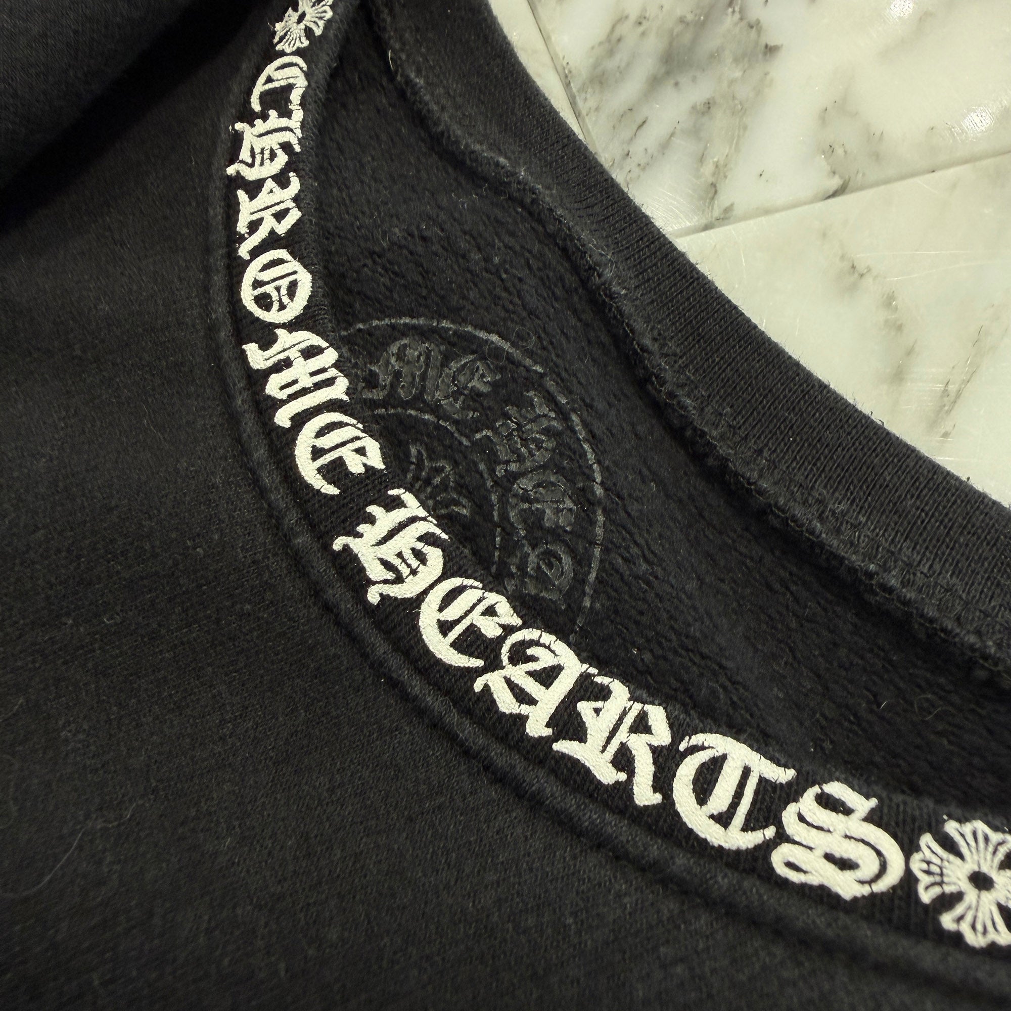 CHROME HEARTS Neck Logo Crewneck Sweatshirt Size L クロムハーツ ネックロゴクルーネックスウェットシャツ サイズL