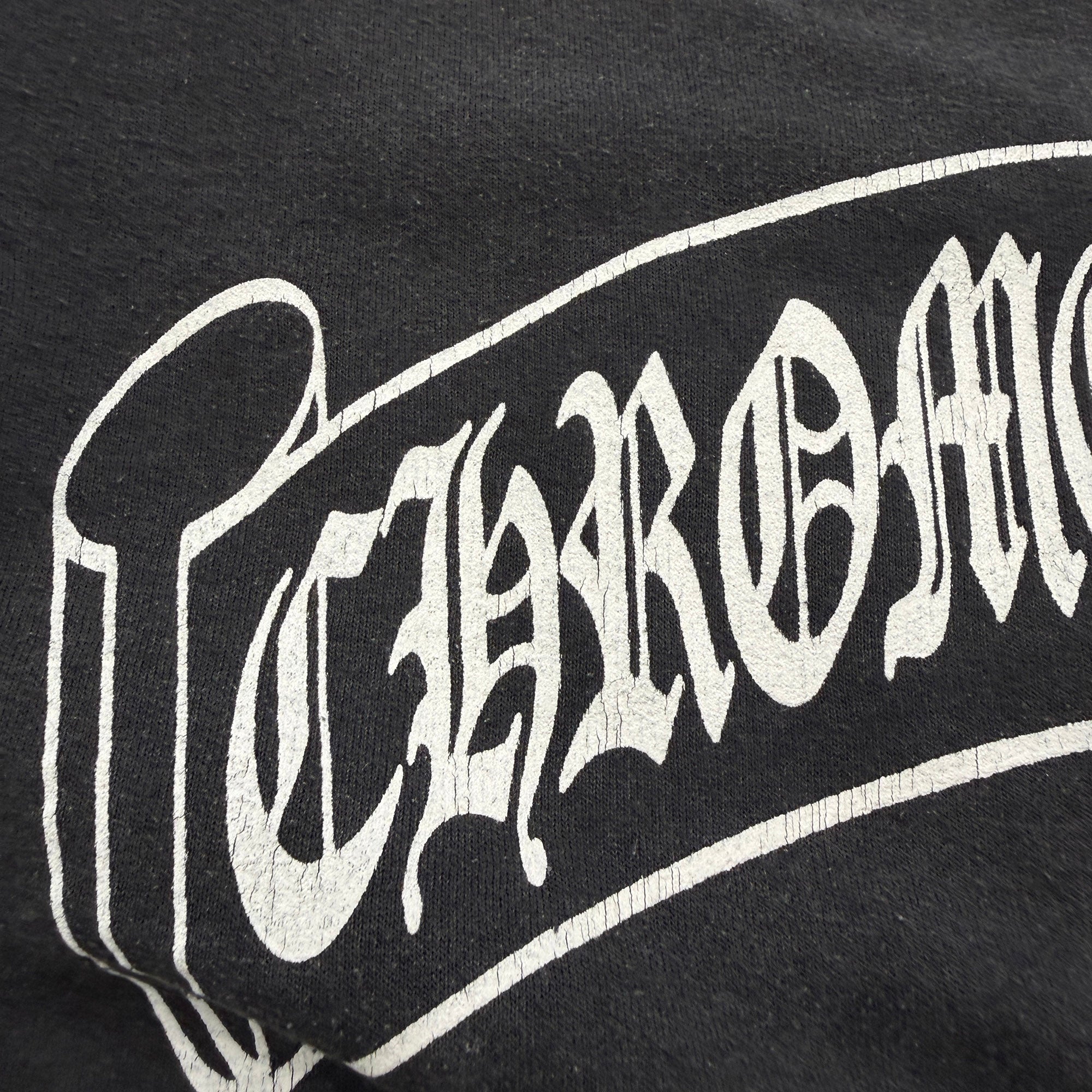 CHROME HEARTS Back Scroll Logo Thermal Pullover Hoodie Size L クロムハーツ バックスクロールロゴ サーマルプルオーバーフーディー サイズL