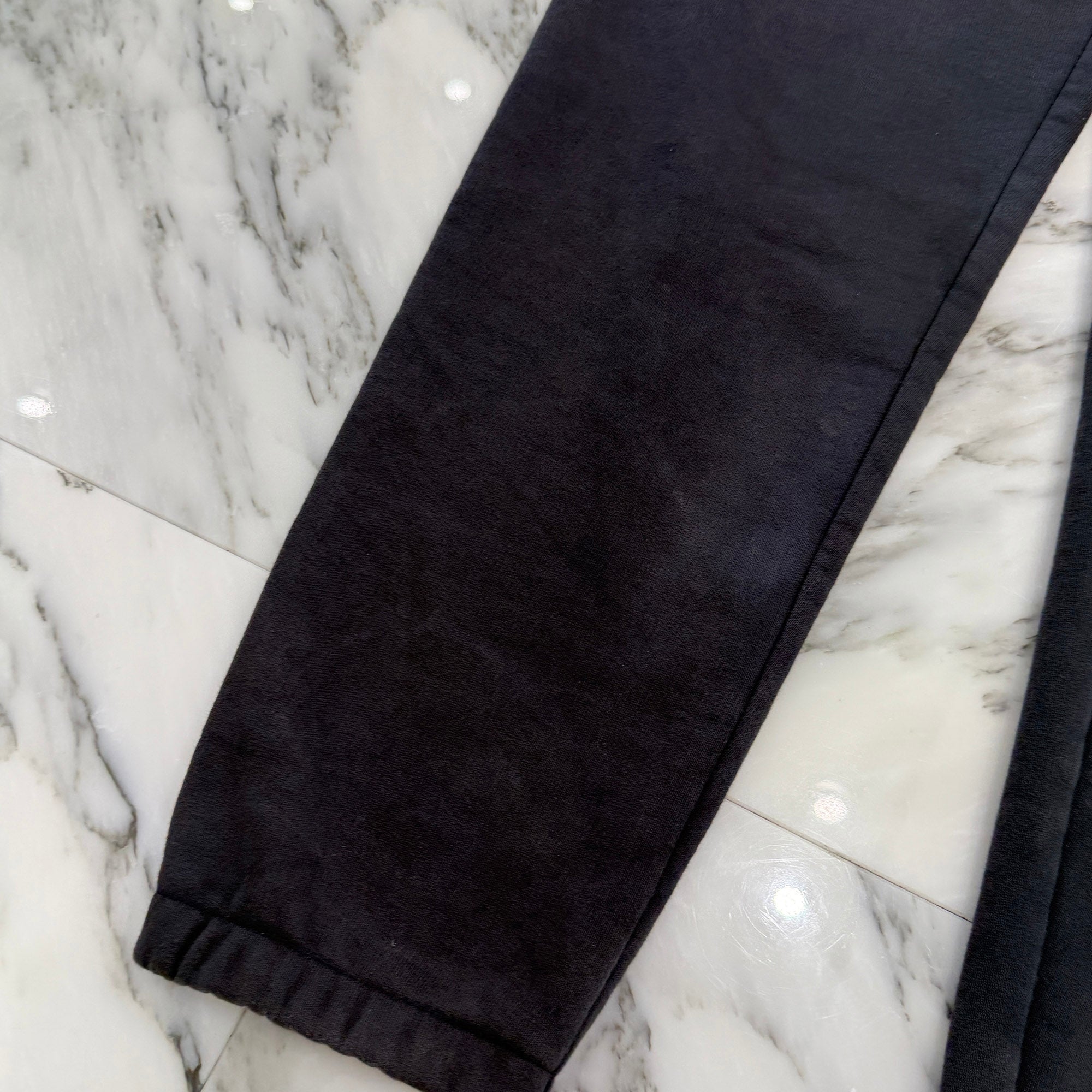 CHROME HEARTS Y NOT 3 Cemetery Cross Leather Patch Sweat Long Pants Size L クロムハーツ ワイノット 3セメタリークロス レザーパッチ スウェットロングパンツ サイズL