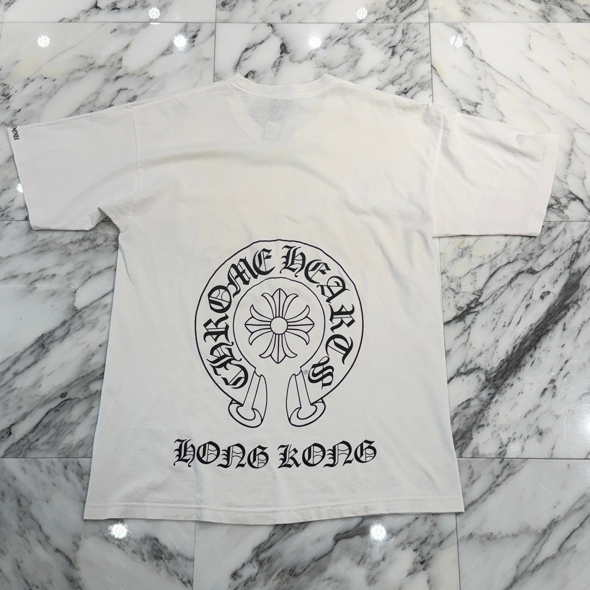 CHROME HEARTS HONG KONG Limited FUCK YOU Back Horseshoe Tee Size XL クロムハーツ 香港限定 ファックユー バックホースシュー Tシャツ サイズXL