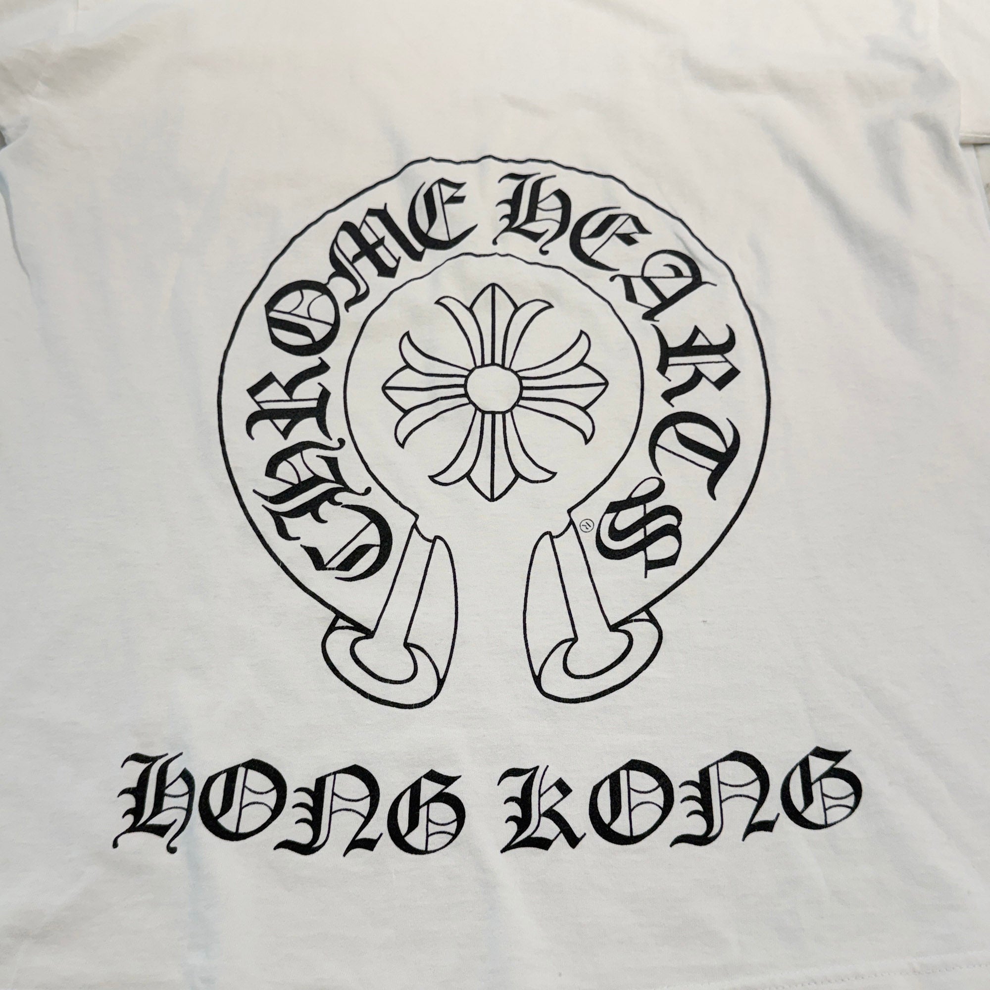 CHROME HEARTS HONG KONG Limited FUCK YOU Back Horseshoe Tee Size XL クロムハーツ 香港限定 ファックユー バックホースシュー Tシャツ サイズXL