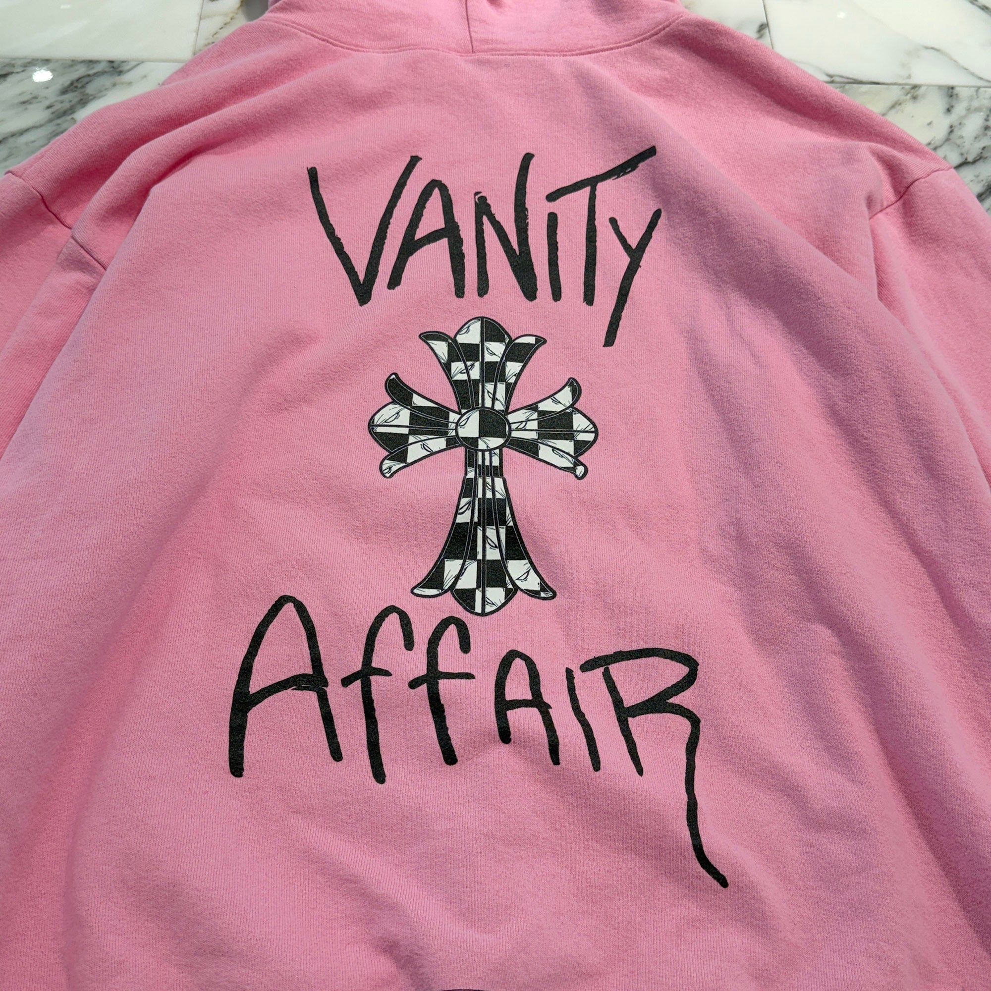 CHROME HEARTS × MATTY BOY Vanity Affair Pullover Hoodie Size XXL クロムハーツ × マッティボーイ バニティ・アフェア プルオーバーフーディー サイズXXL