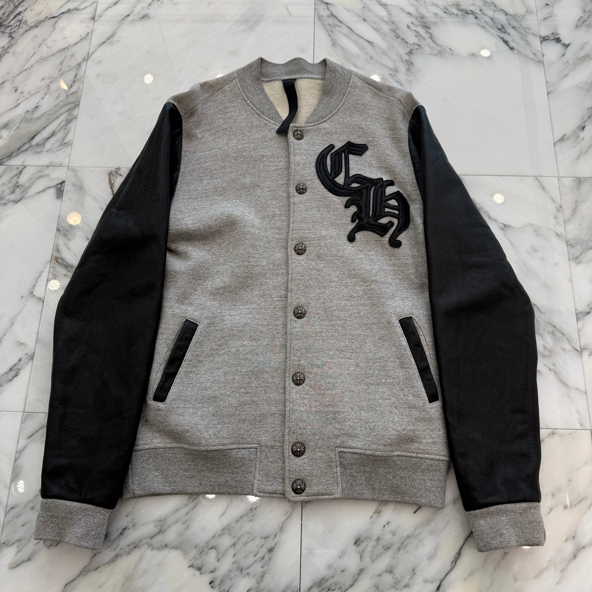 CHROME HEARTS LETTERMAN CH Patch Blouson Jacket Size S クロムハーツ レターマン CHパッチ ブルゾンジャケット サイズS
