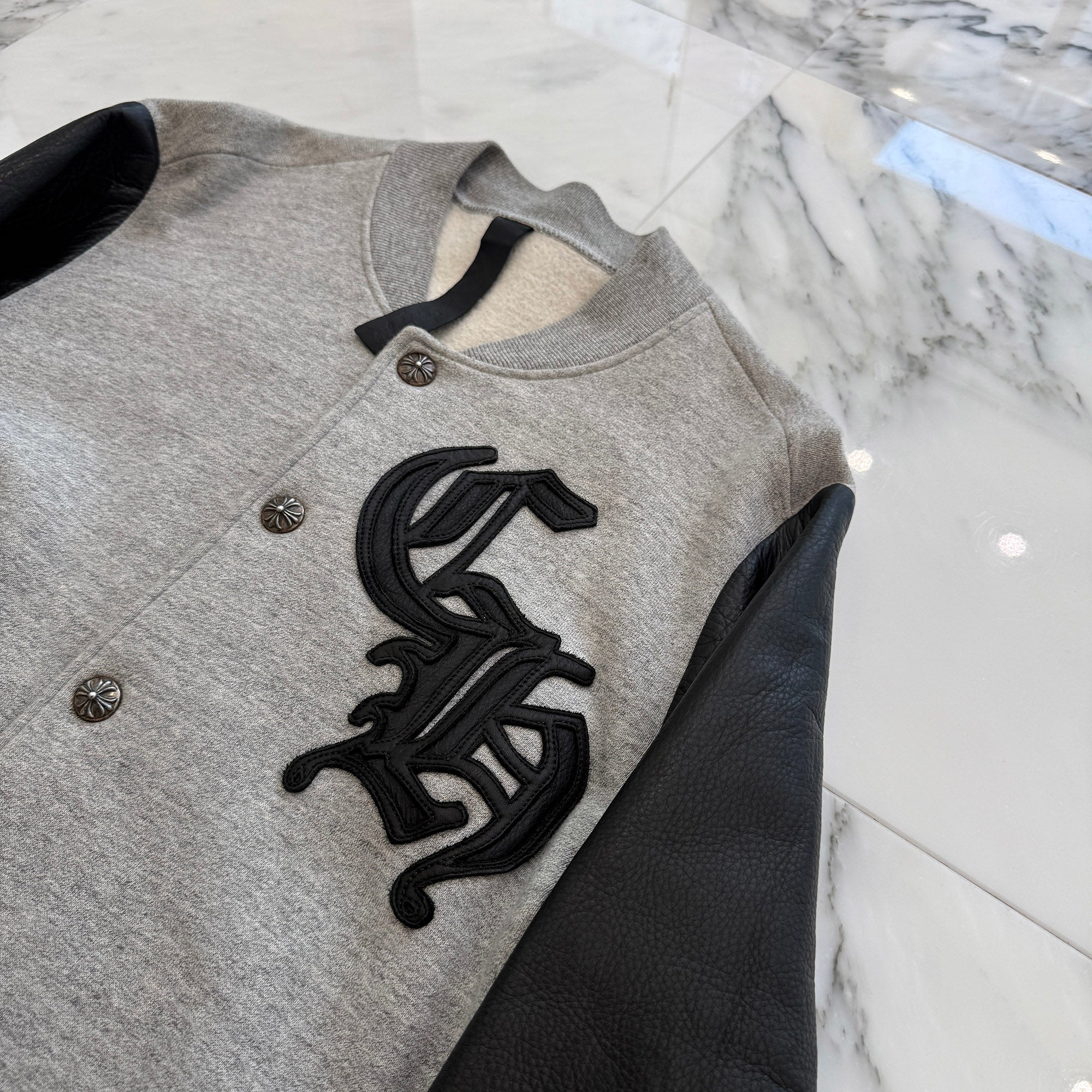 CHROME HEARTS LETTERMAN CH Patch Blouson Jacket Size S クロムハーツ レターマン CHパッチ ブルゾンジャケット サイズS