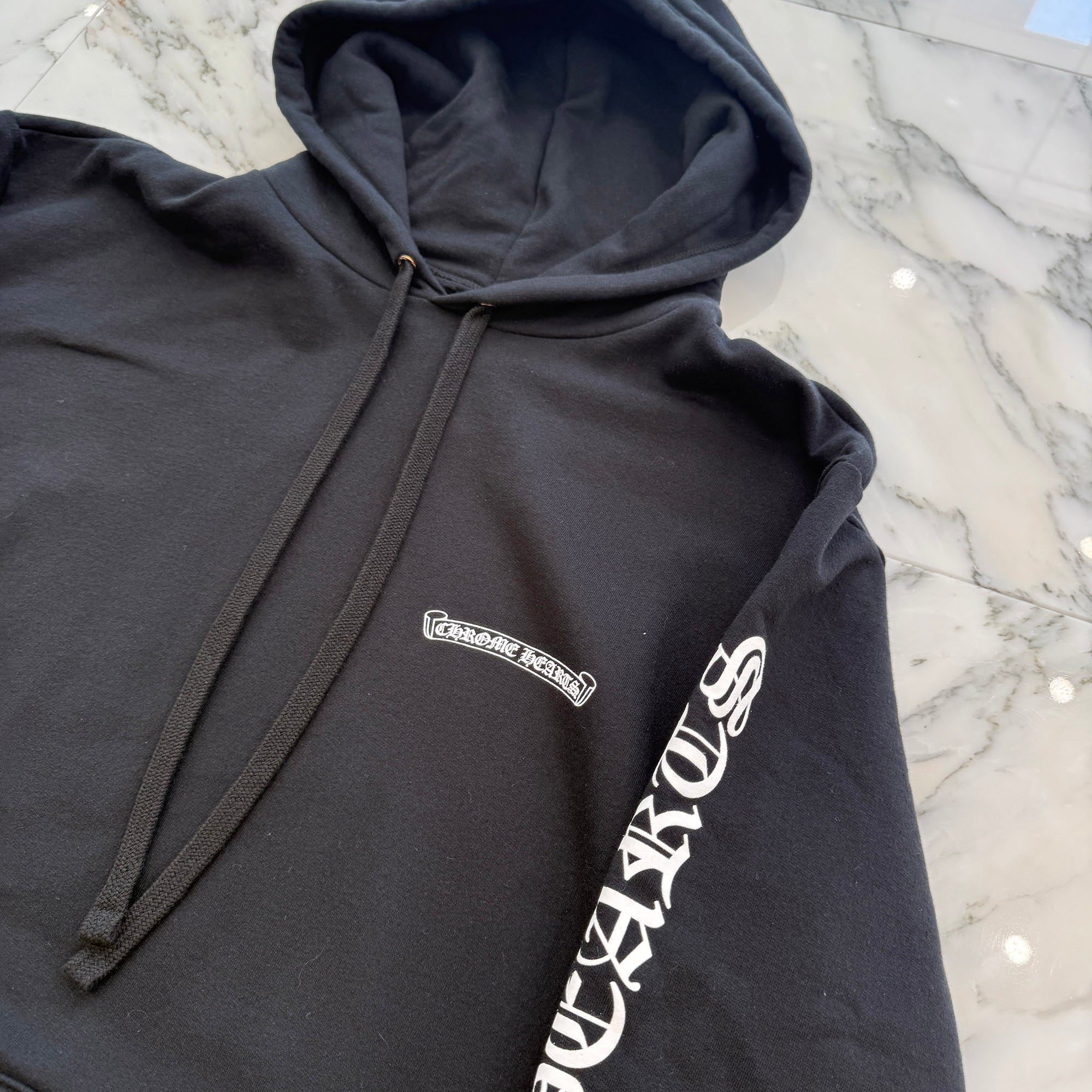 CHROME HEARTS Back Scroll Label Logo Pullover Hoodie Size XL クロムハーツ バックスクロールラベルロゴ プルオーバーフーディー サイズXL
