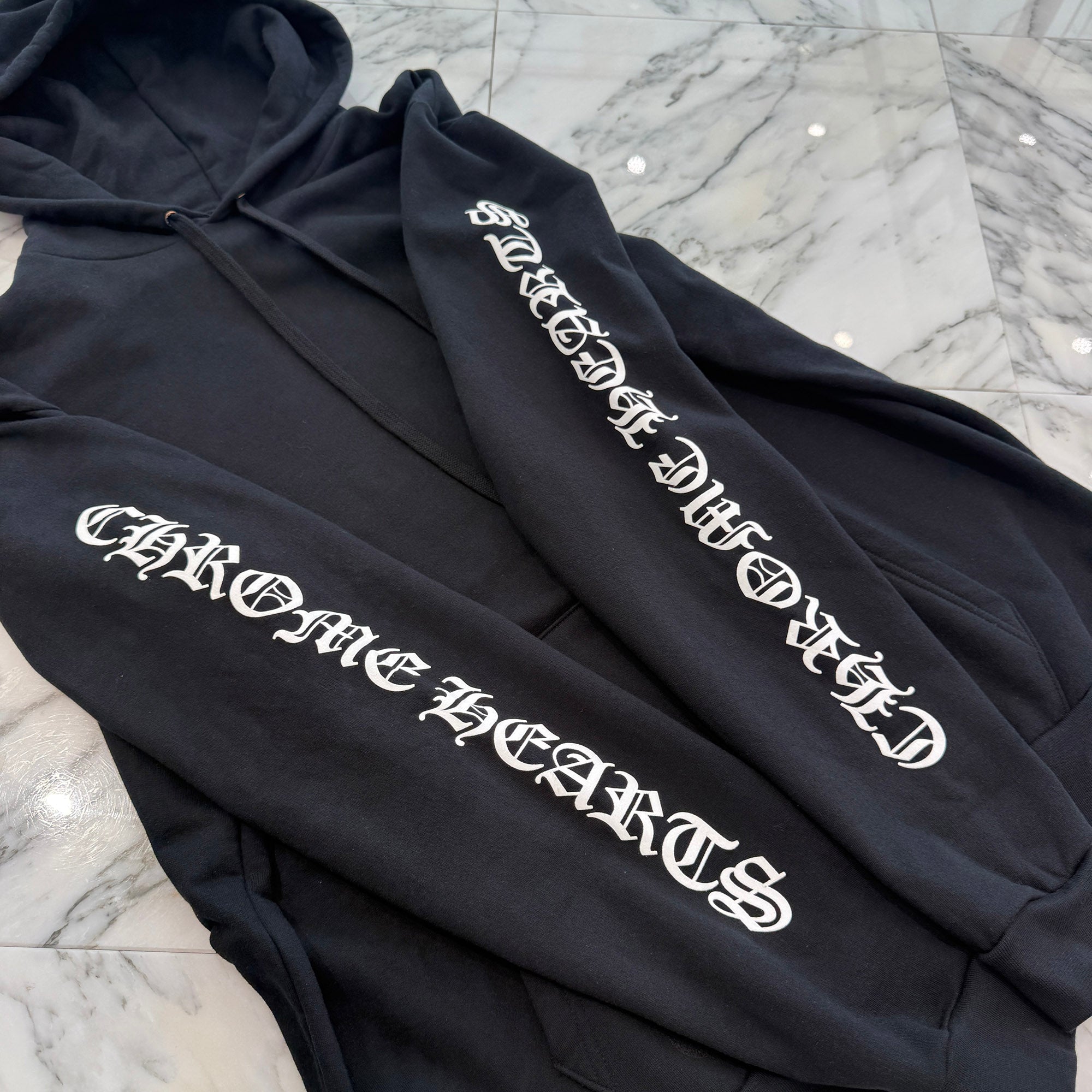 CHROME HEARTS Back Scroll Label Logo Pullover Hoodie Size XL クロムハーツ バックスクロールラベルロゴ プルオーバーフーディー サイズXL