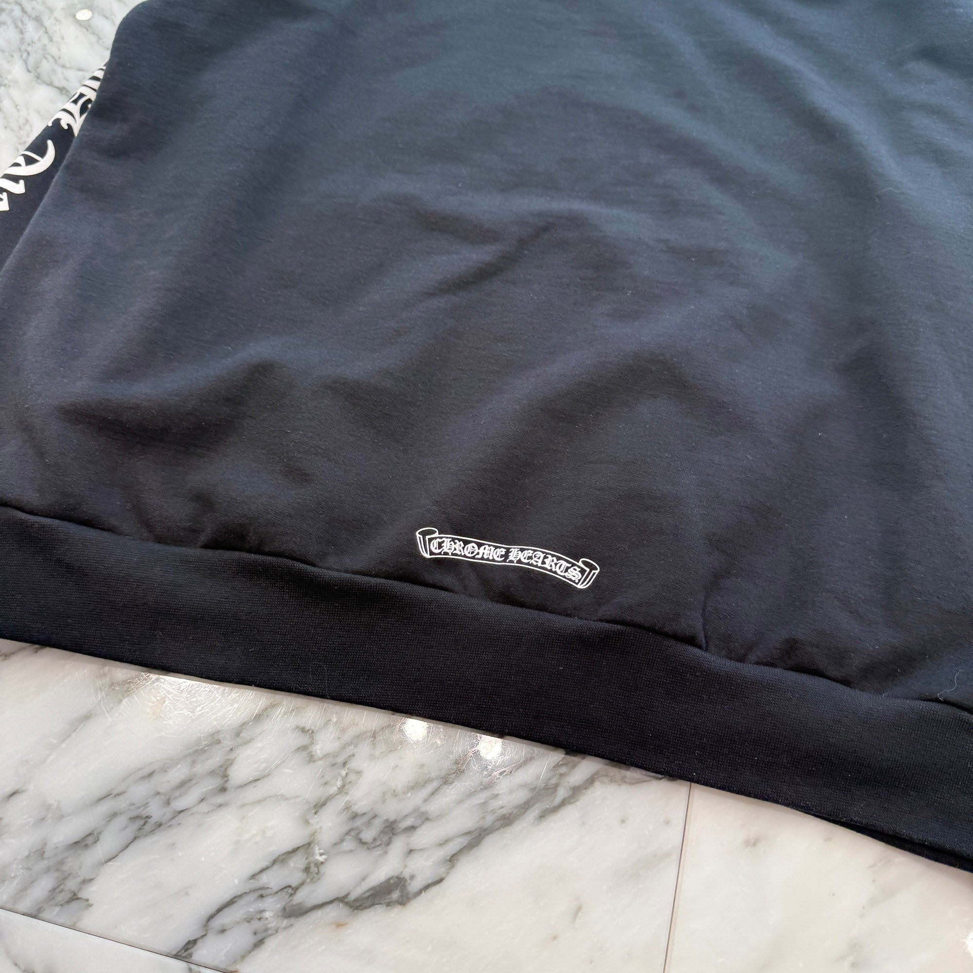 CHROME HEARTS Back Scroll Label Logo Pullover Hoodie Size XL クロムハーツ バックスクロールラベルロゴ プルオーバーフーディー サイズXL