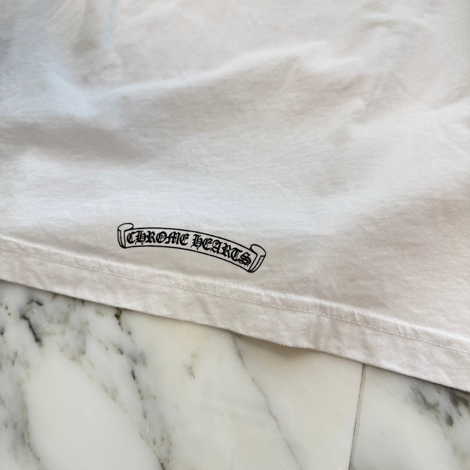 CHROME HEARTS Vertical Logo Long Sleeve Tee Size M クロムハーツ ヴァーティカルロゴ ロングスリーブTシャツ サイズM