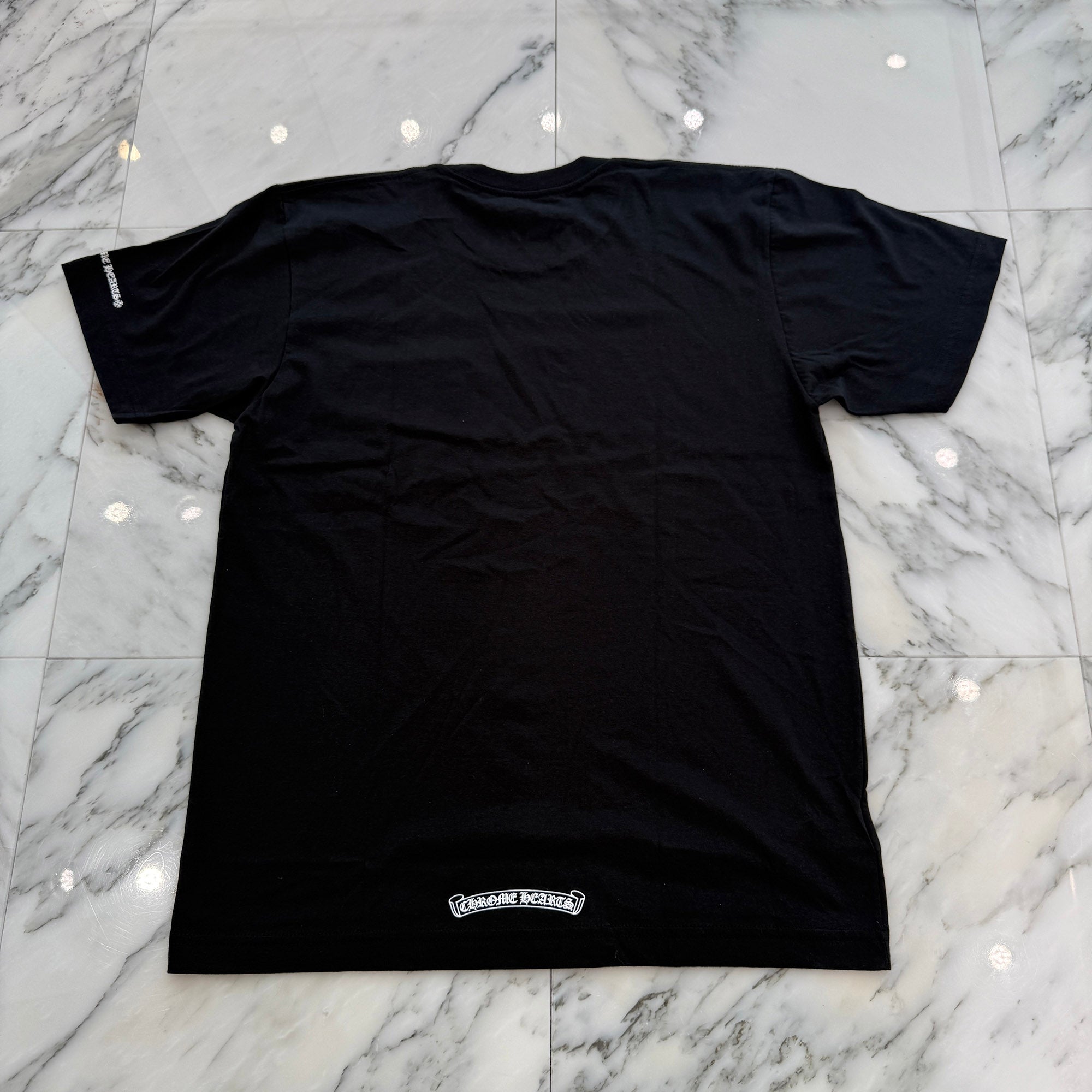 CHROME HEARTS Neck Logo Tee Size M クロムハーツ ネックロゴ Tシャツ サイズM