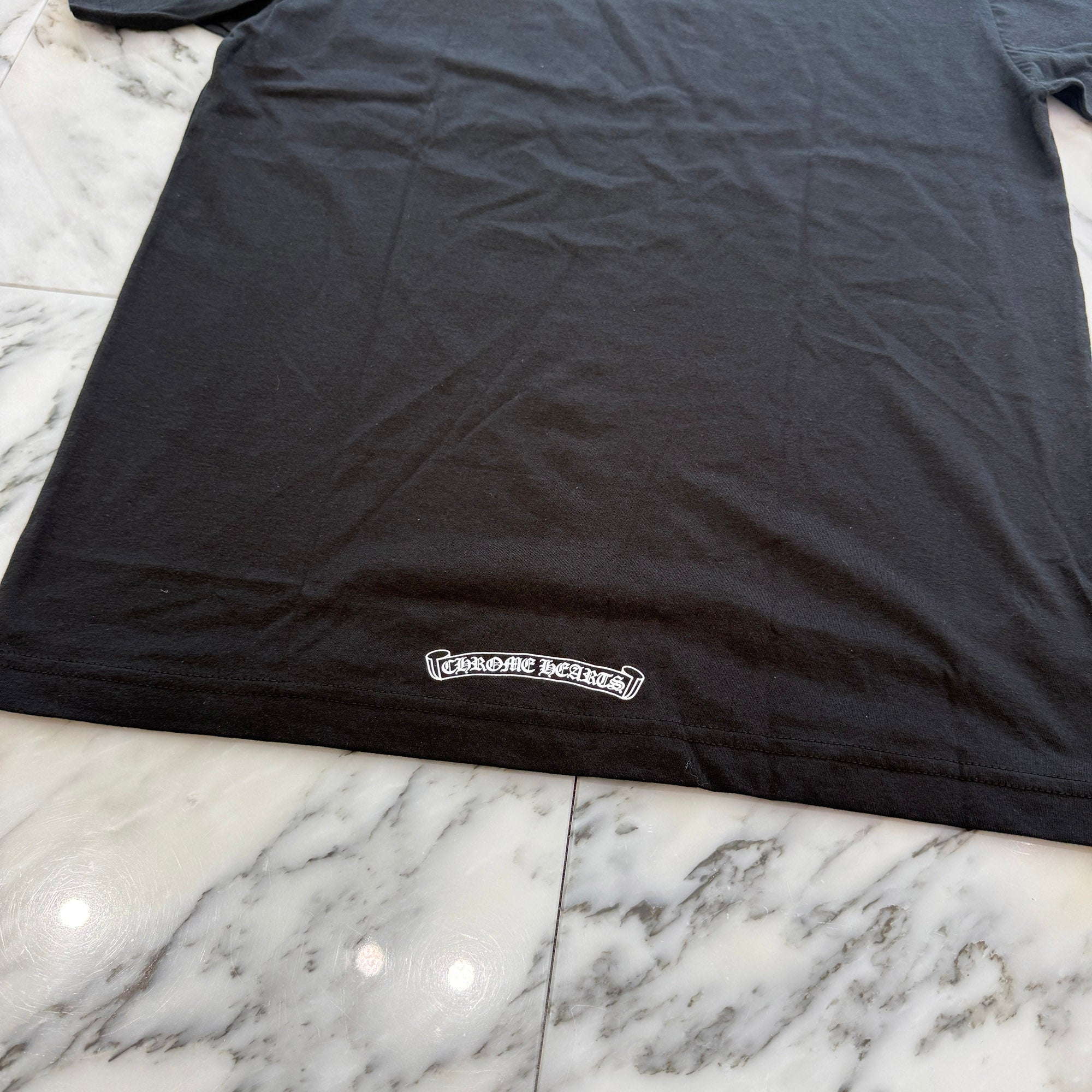 CHROME HEARTS Neck Logo Tee Size M クロムハーツ ネックロゴ Tシャツ サイズM