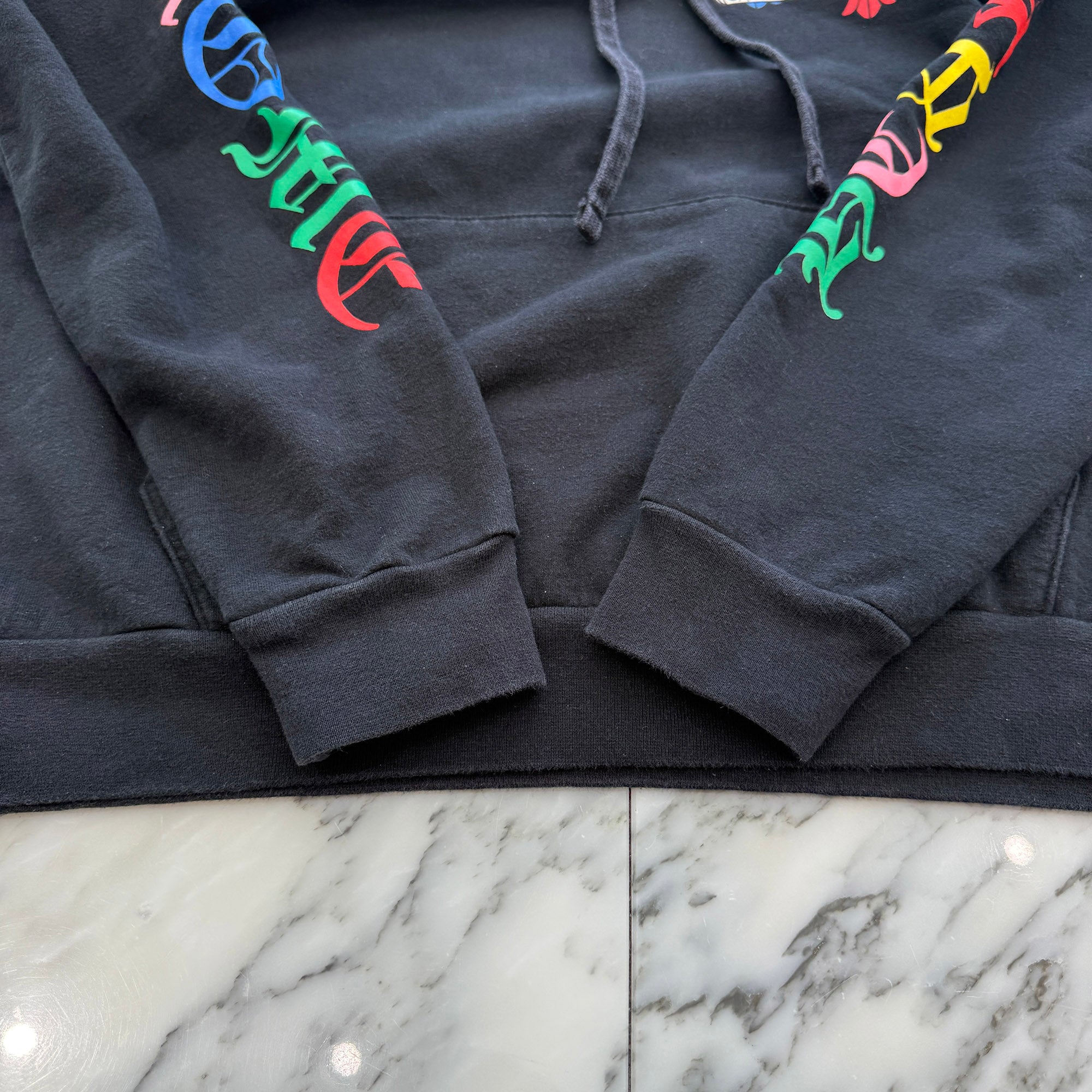 CHROME HEARTS 2021SS MLTCOL CEM CRS Pullover Hoodie Size M クロムハーツ マルチカラー セメタリークロス プルオーバー フーディ サイズM