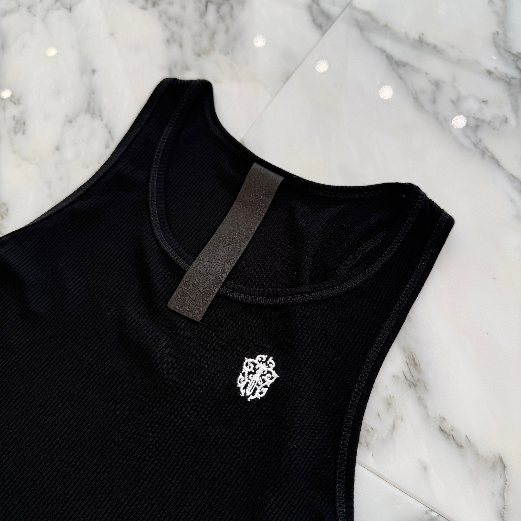 CHROME HEARTS Y NOT Vine Dagger Vertical Logo Tank Top Size S クロムハーツ ワイノット ヴァインダガー ヴァーティカルロゴ タンクトップ サイズS