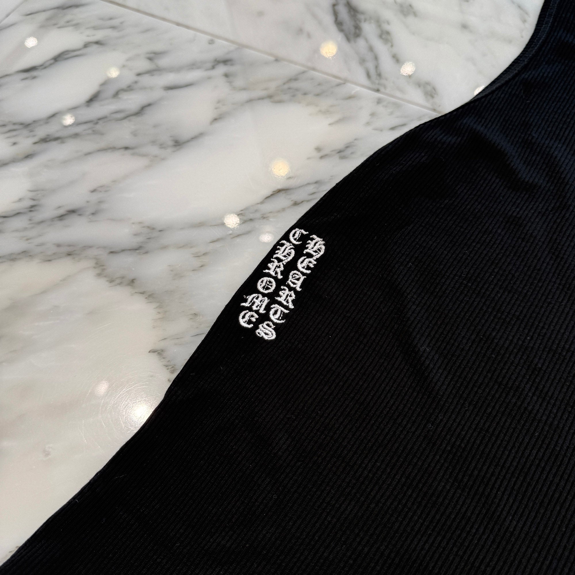 CHROME HEARTS Y NOT Vine Dagger Vertical Logo Tank Top Size S クロムハーツ ワイノット ヴァインダガー ヴァーティカルロゴ タンクトップ サイズS