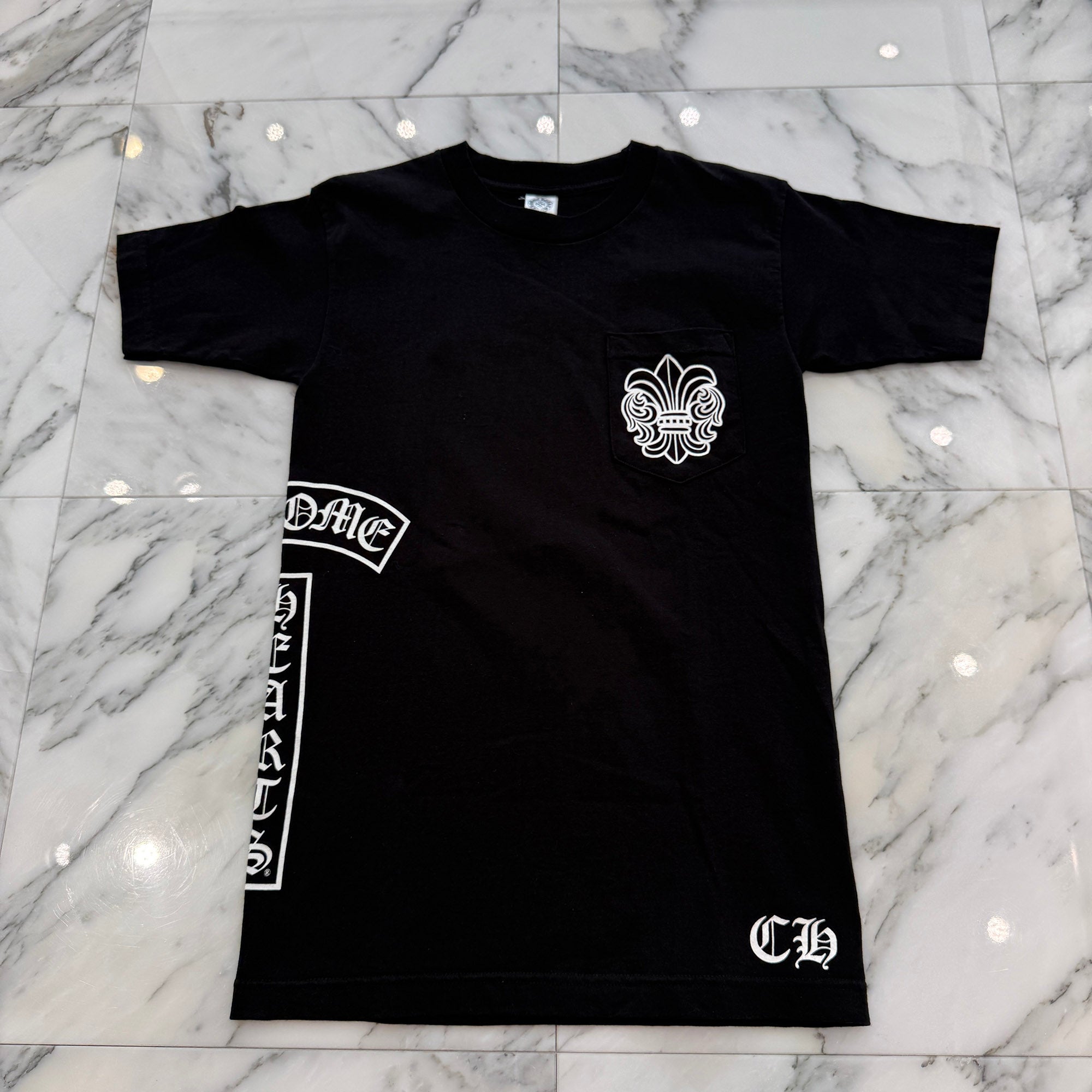 CHROME HEARTS BS Flare T Bar Logo Tee Size S クロムハーツ BSフレア Tバーロゴ Tシャツ サイズS