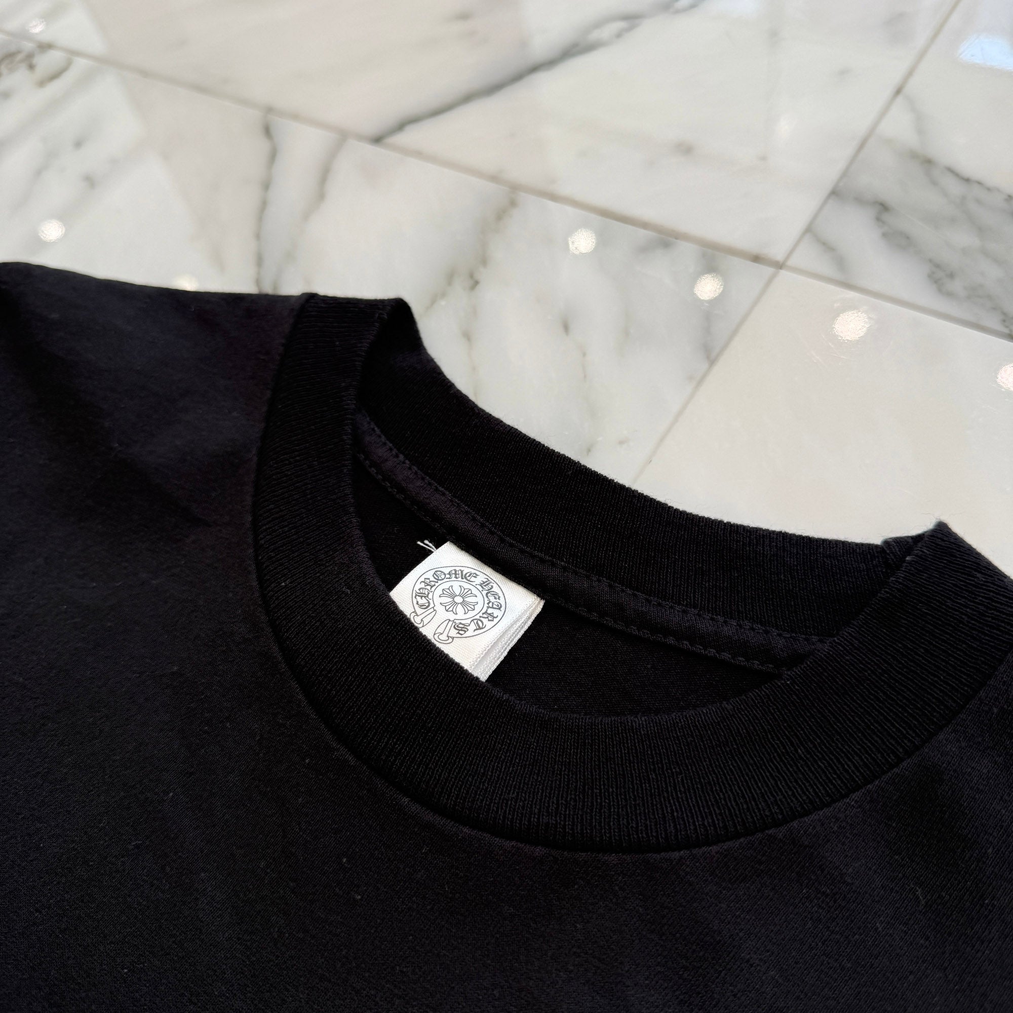 CHROME HEARTS BS Flare T Bar Logo Tee Size S クロムハーツ BSフレア Tバーロゴ Tシャツ サイズS