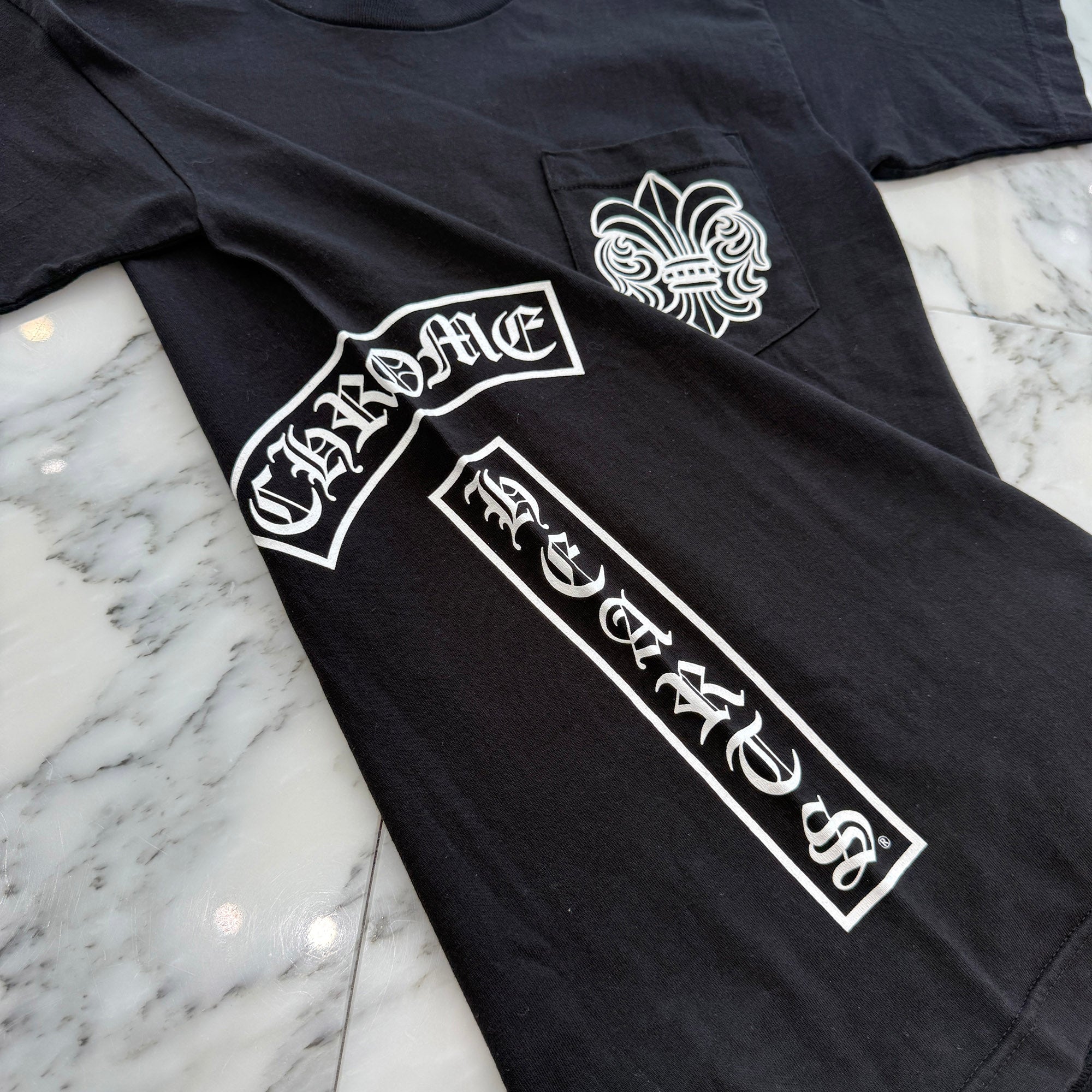 CHROME HEARTS BS Flare T Bar Logo Tee Size S クロムハーツ BSフレア Tバーロゴ Tシャツ サイズS