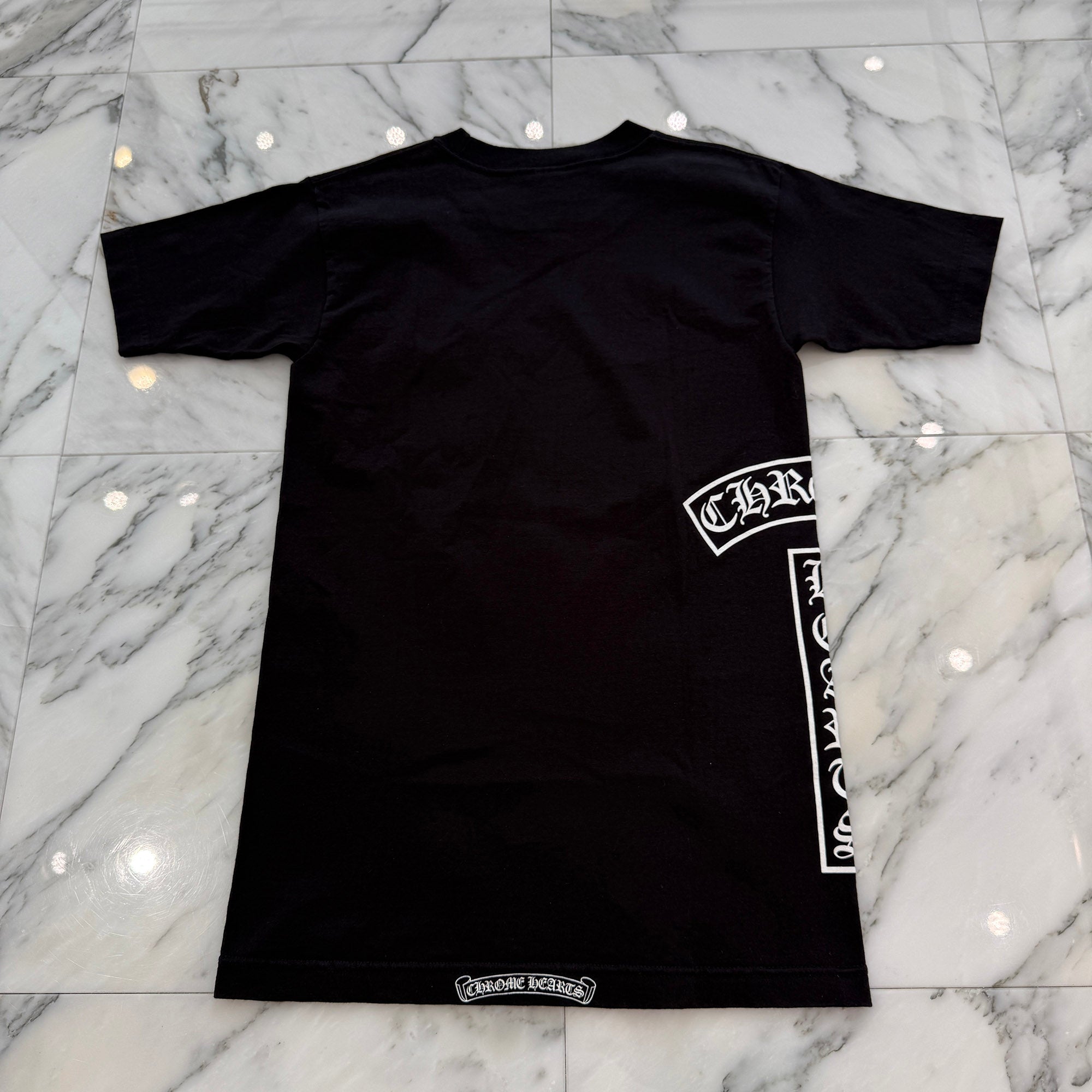 CHROME HEARTS BS Flare T Bar Logo Tee Size S クロムハーツ BSフレア Tバーロゴ Tシャツ サイズS
