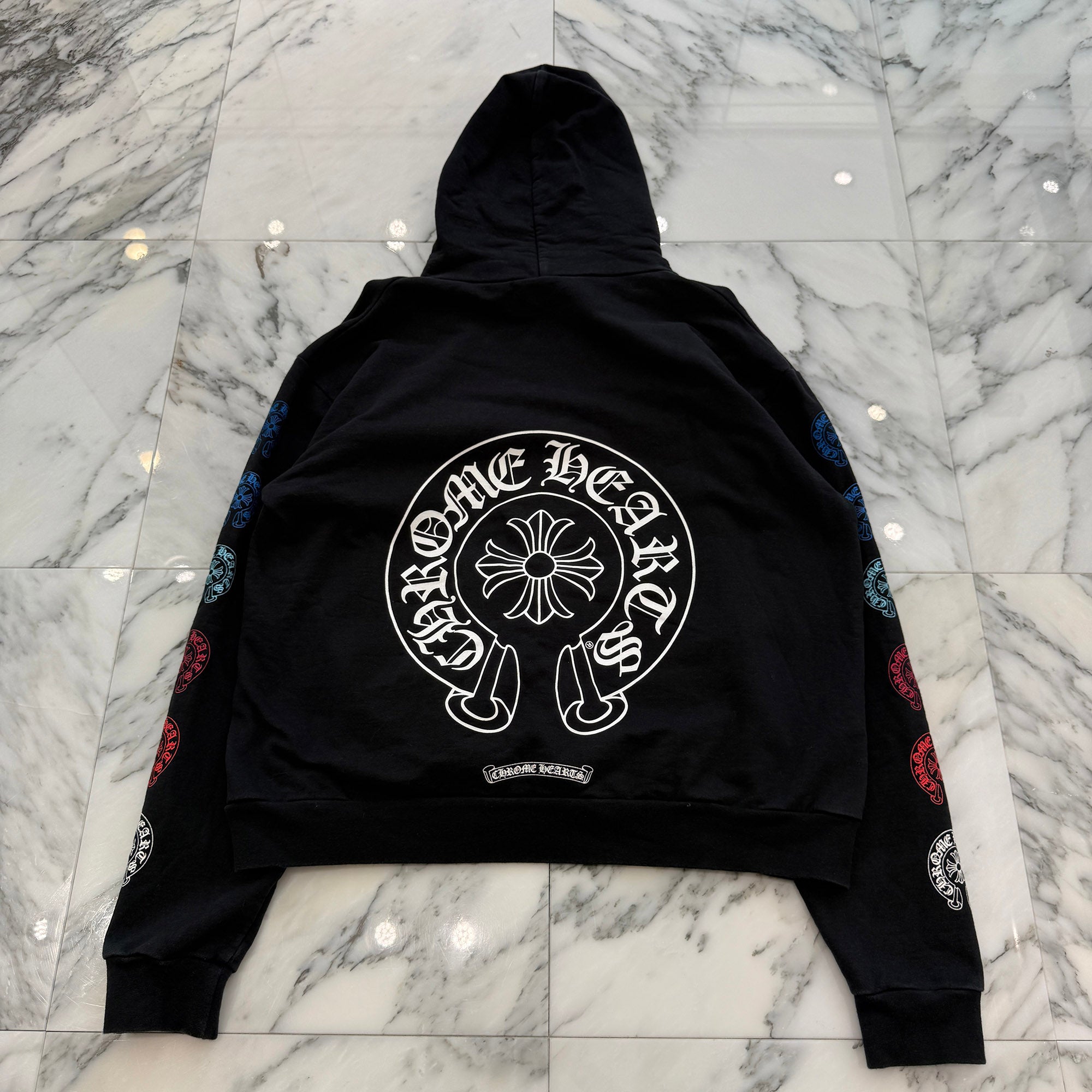CHROME HEARTS 2022SS Multi Color Horseshoe Pullover Hoodie Size S クロムハーツ マルチカラーホースシュー プルオーバーフーディ サイズS