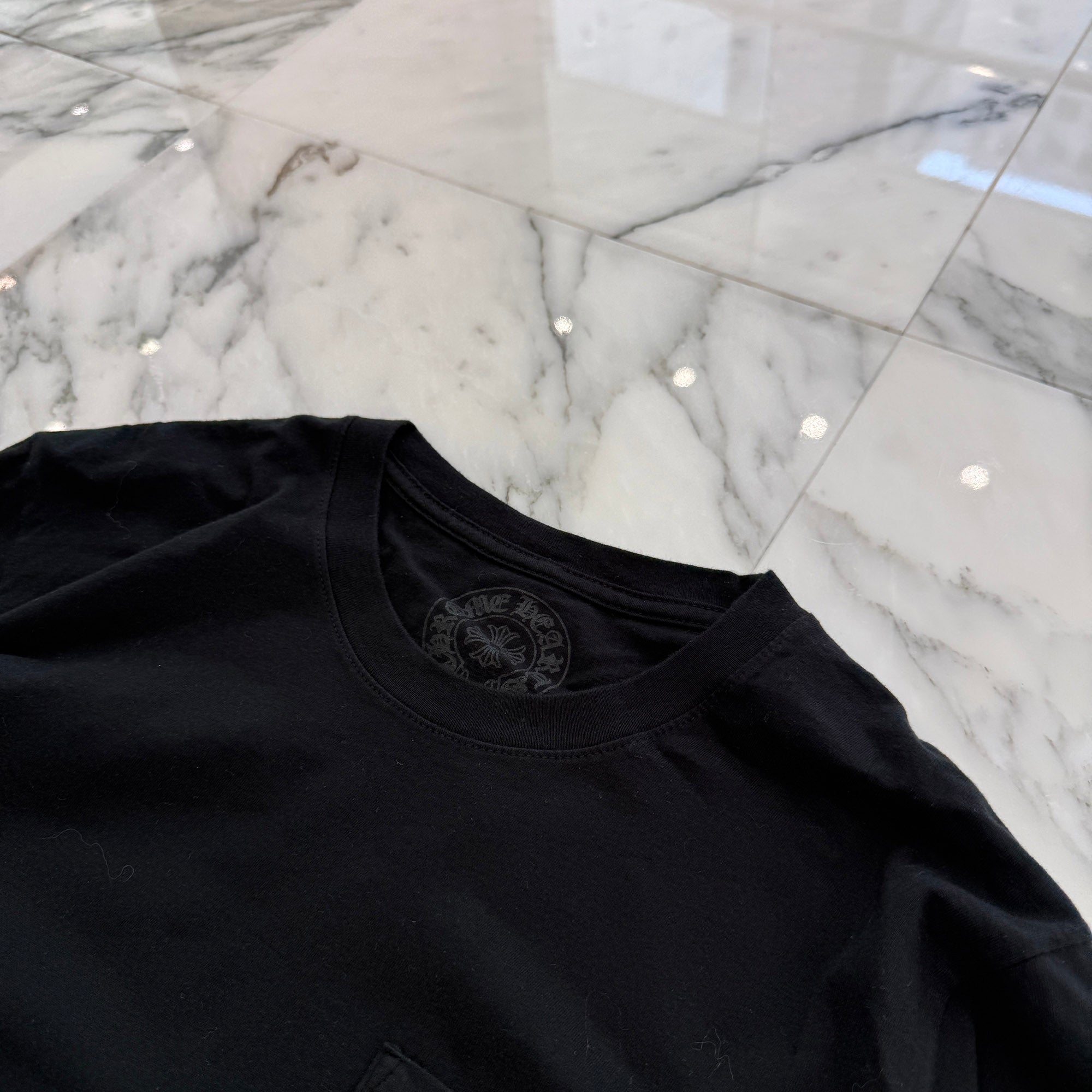 CHROME HEARTS Back Scroll Label Logo Long Sleeve Tee Size M クロムハーツ バックスクロールラベルロゴ ロングスリーブTシャツ サイズM
