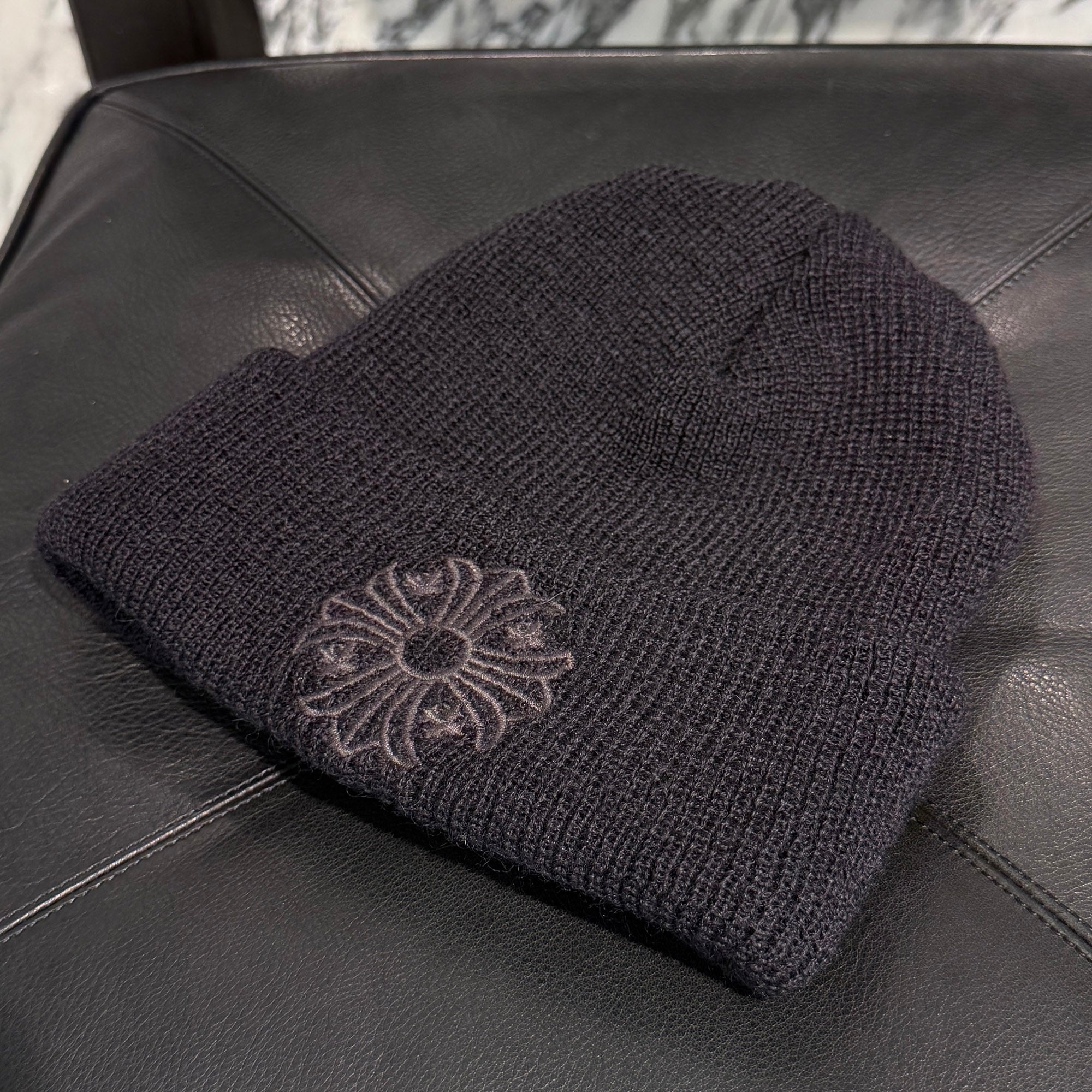 CHROME HEARTS CH Plus WOOL WATCH CAP Size ONE SIZE (23cm) クロムハーツ CHプラス ウール ウォッチキャップ ビーニー サイズONE SIZE (23cm)
