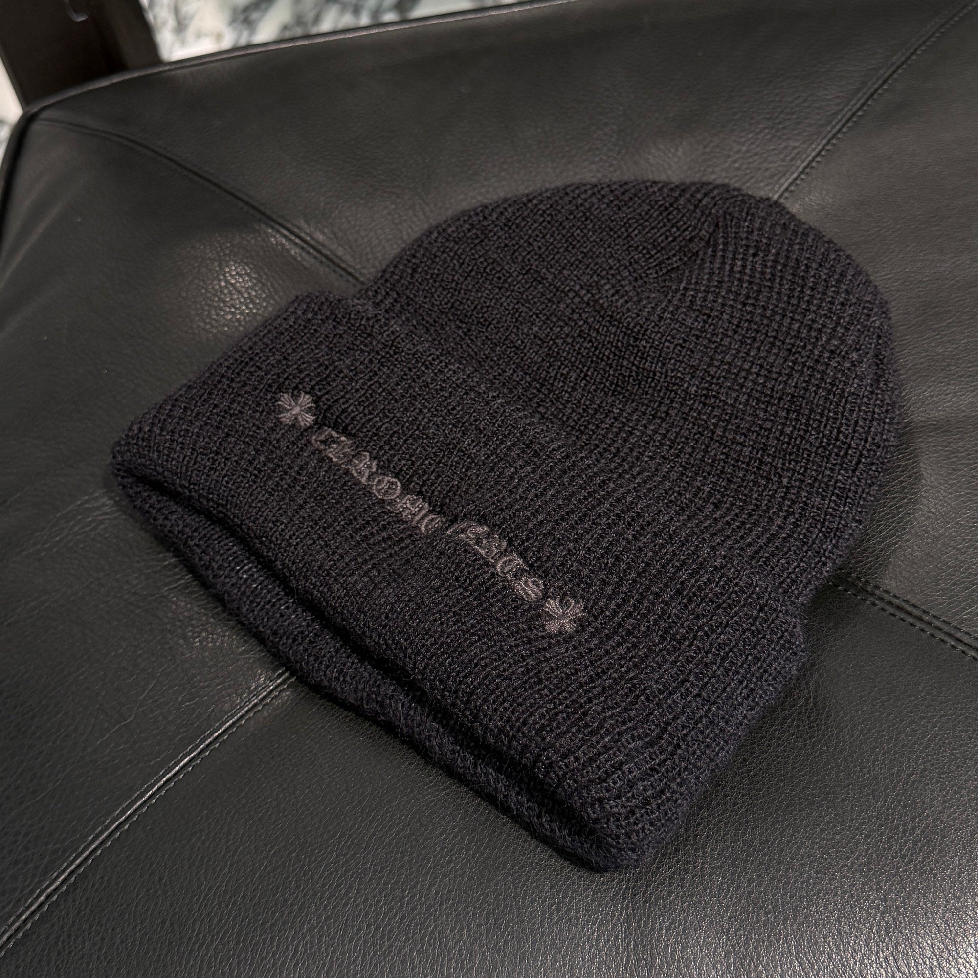 CHROME HEARTS CH Plus WOOL WATCH CAP Size ONE SIZE (23cm) クロムハーツ CHプラス ウール ウォッチキャップ ビーニー サイズONE SIZE (23cm)