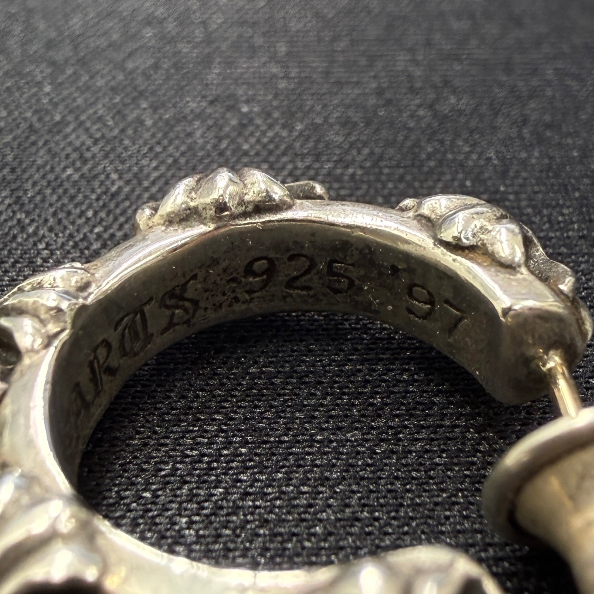 CHROME HEARTS SBT BAND HOOP Earring クロムハーツ SBT バンド フープ イヤリング ピアス