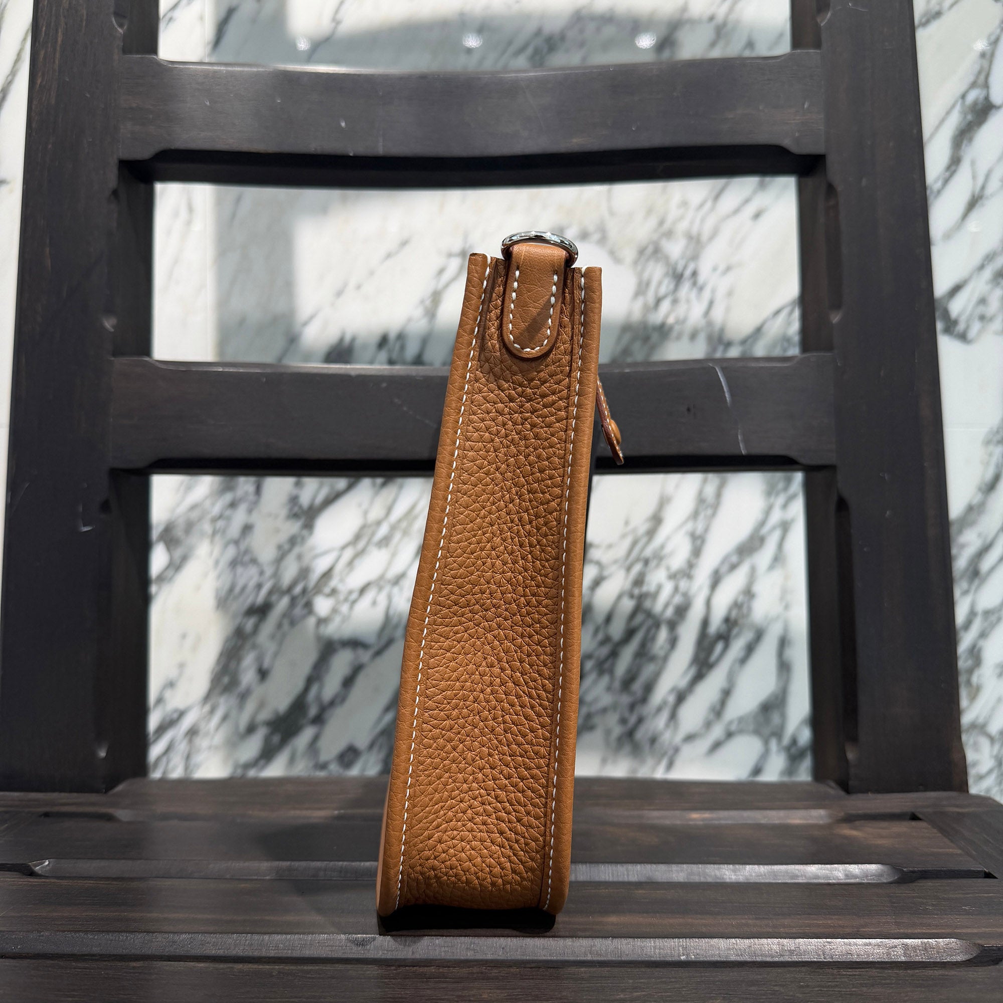 HERMES Evelyn Amazon TPM "Gold" G刻印 エルメス エブリン アマゾン TPM "ゴールド" レザーショルダーバッグ G刻印