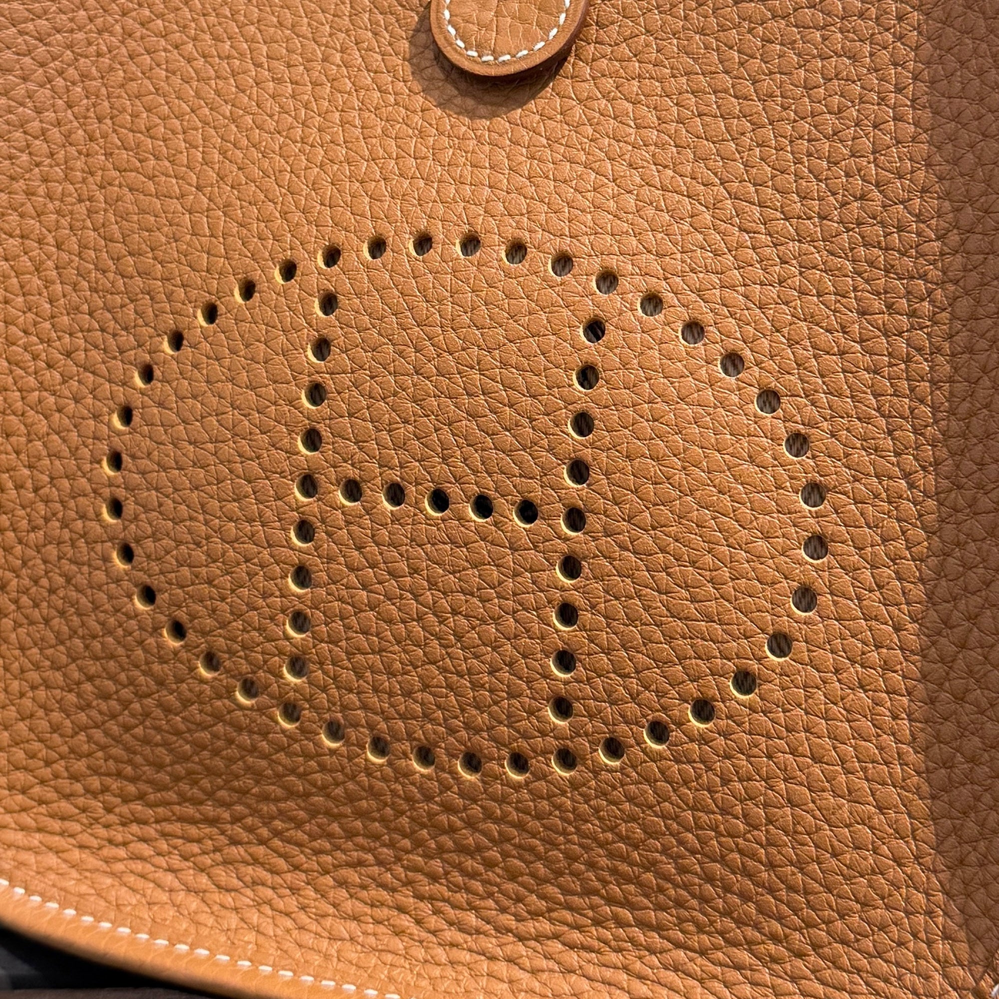 HERMES Evelyn Amazon TPM "Gold" G刻印 エルメス エブリン アマゾン TPM "ゴールド" レザーショルダーバッグ G刻印
