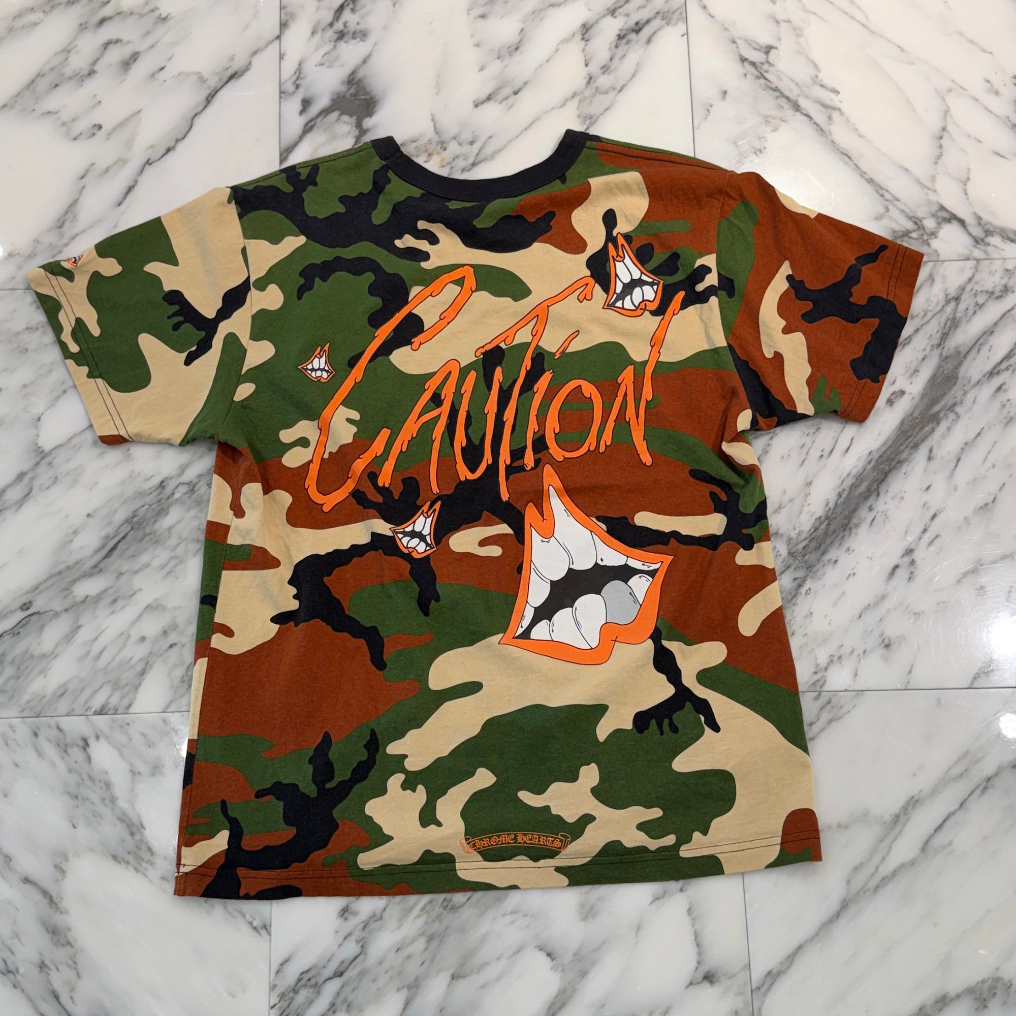 CHROME HEARTS × MATTY BOY 2022SS PPO CAUTION Tee Size XL クロムハーツ × マッティボーイ コーションTシャツ サイズXL