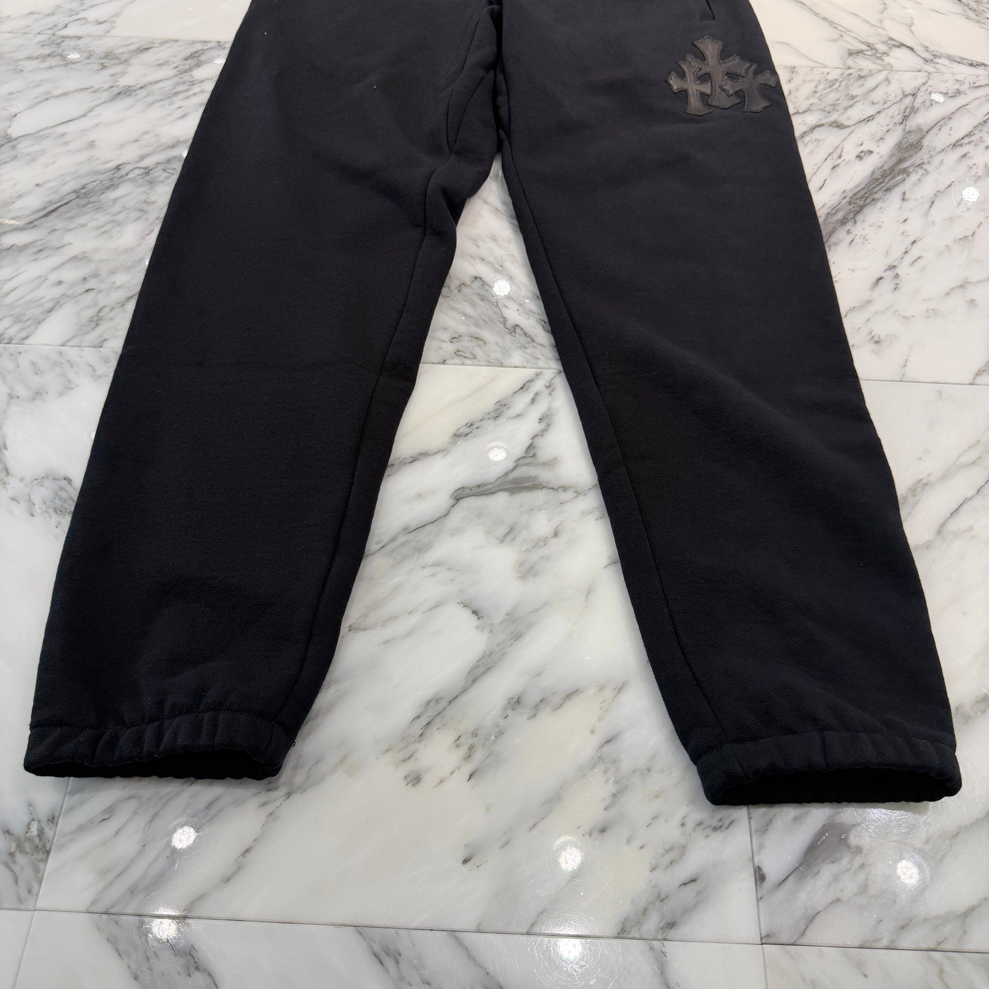 CHROME HEARTS Y NOT 3 Cemetery Cross Patch Sweat Pants Size M クロムハーツ ワイノット 3セメタリークロスパッチ スウェットパンツ サイズM